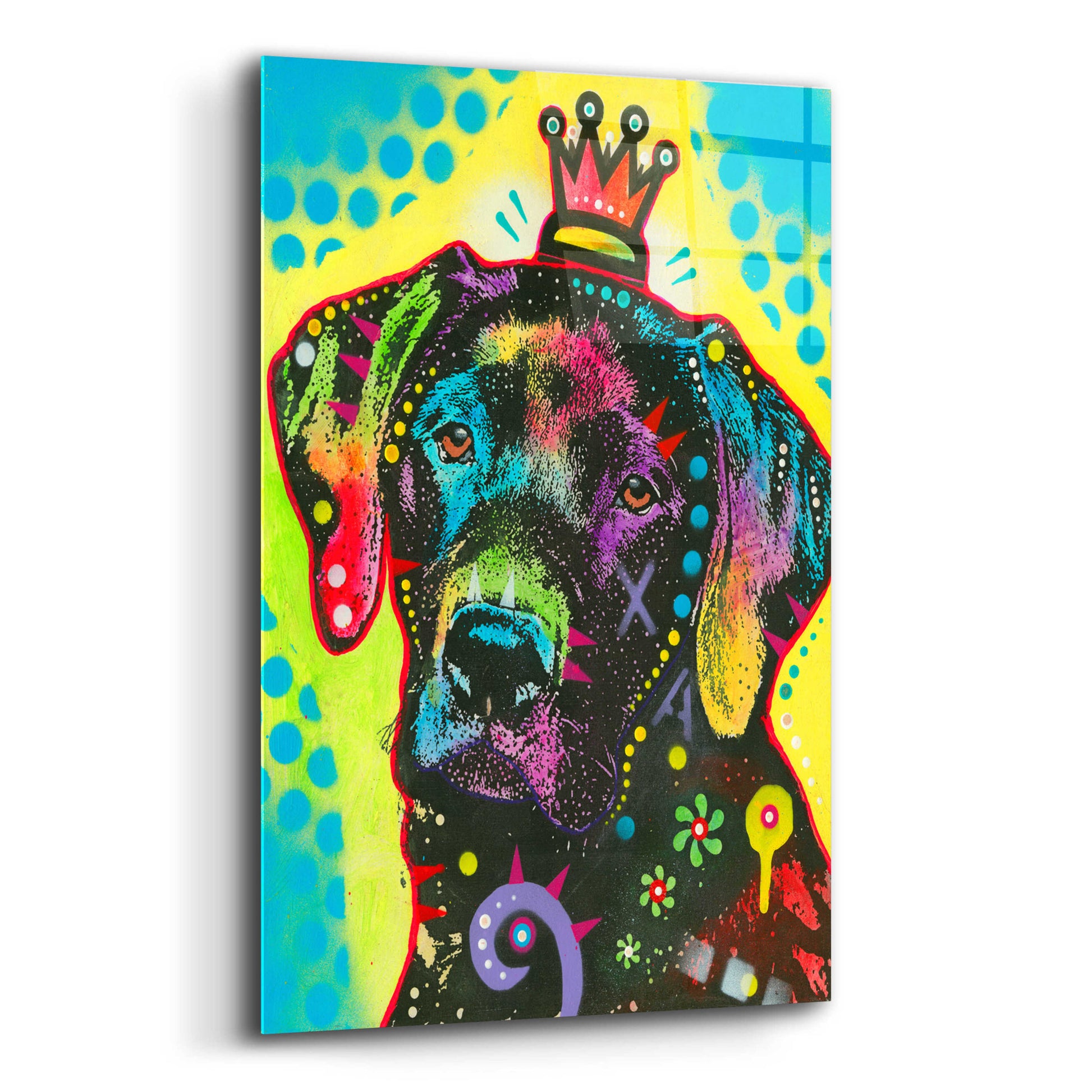 Epic Art 'good to be king' by Dean Russo, Acrylic Glass Wall Art,12x16