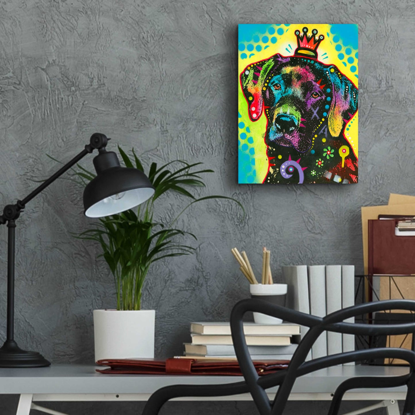 Epic Art 'good to be king' by Dean Russo, Acrylic Glass Wall Art,12x16