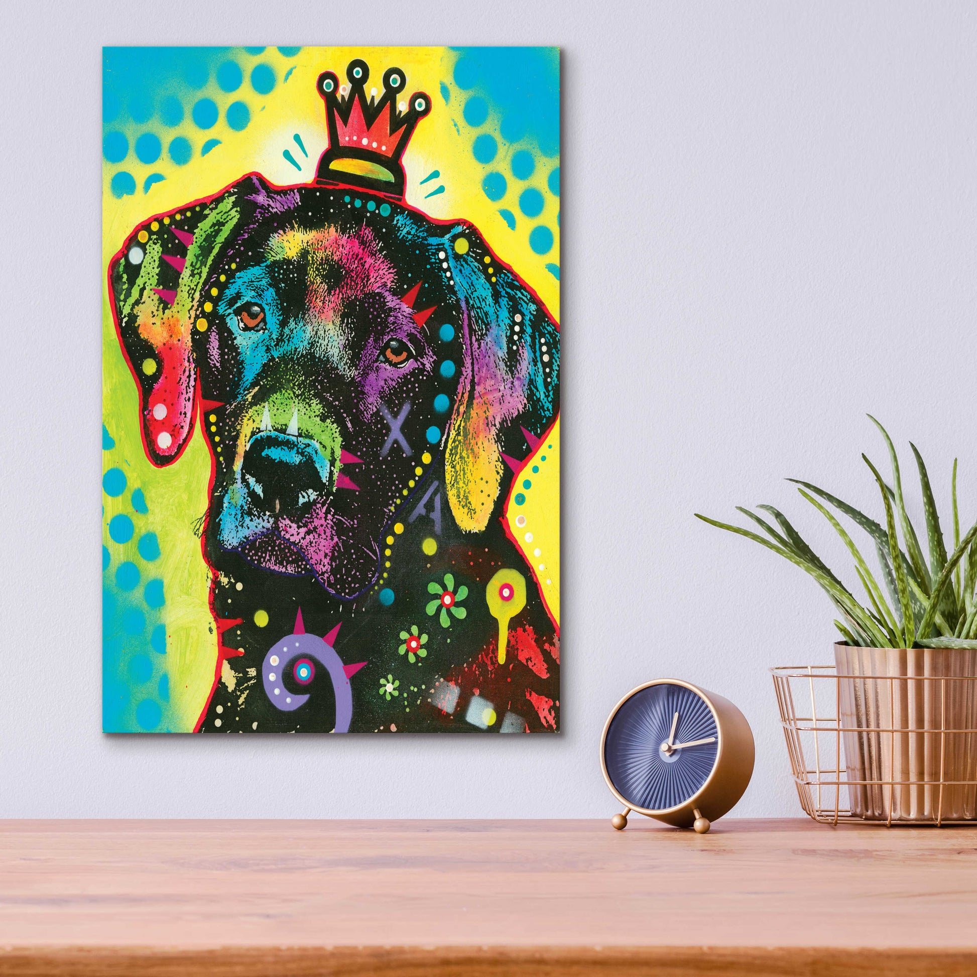 Epic Art 'good to be king' by Dean Russo, Acrylic Glass Wall Art,12x16