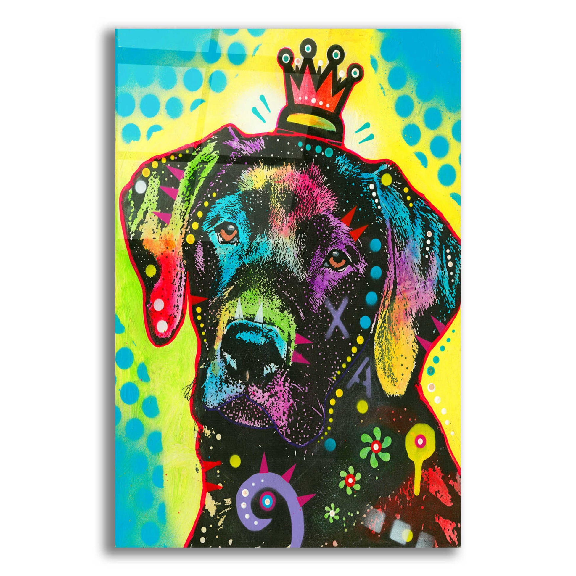 Epic Art 'good to be king' by Dean Russo, Acrylic Glass Wall Art,12x16