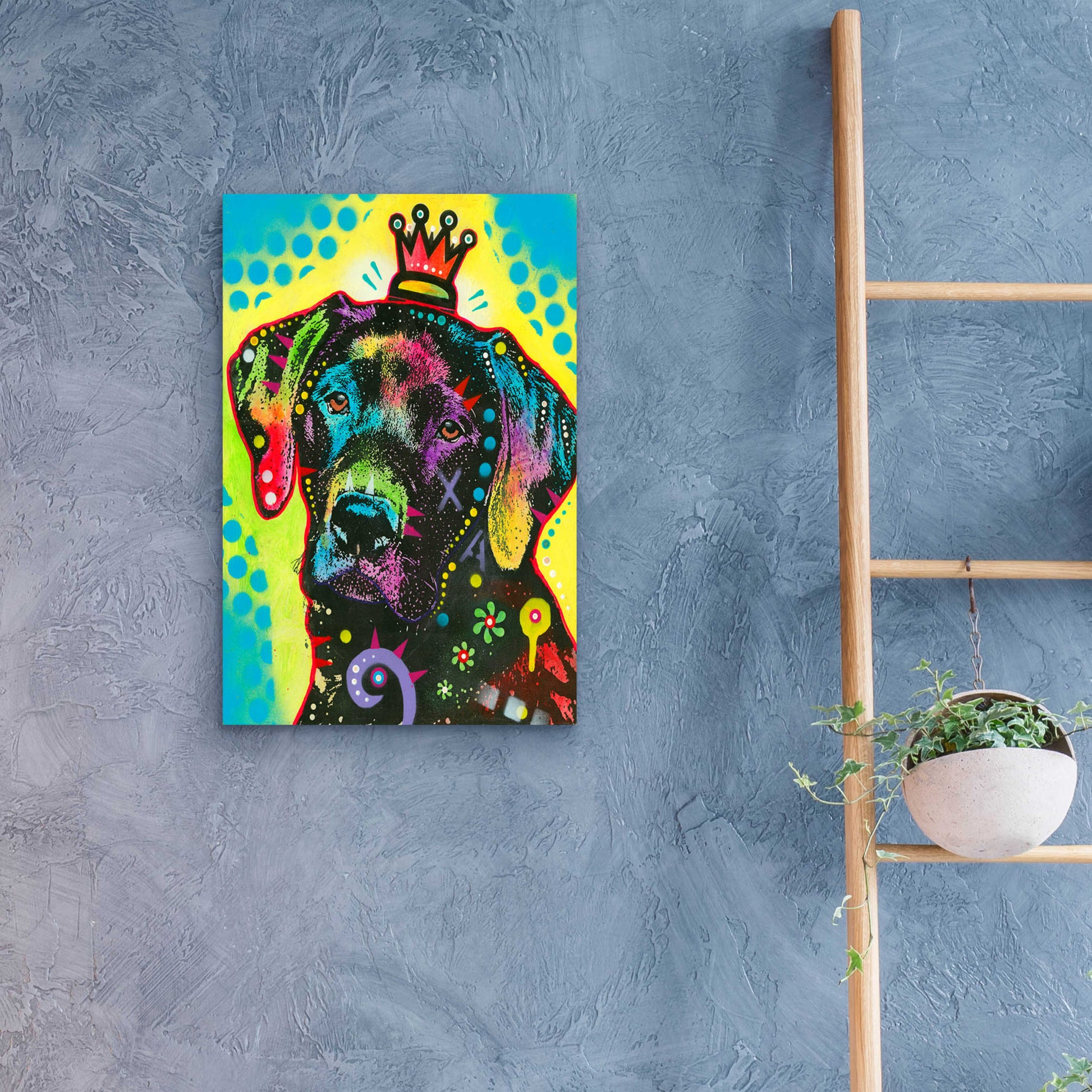 Epic Art 'good to be king' by Dean Russo, Acrylic Glass Wall Art,16x24