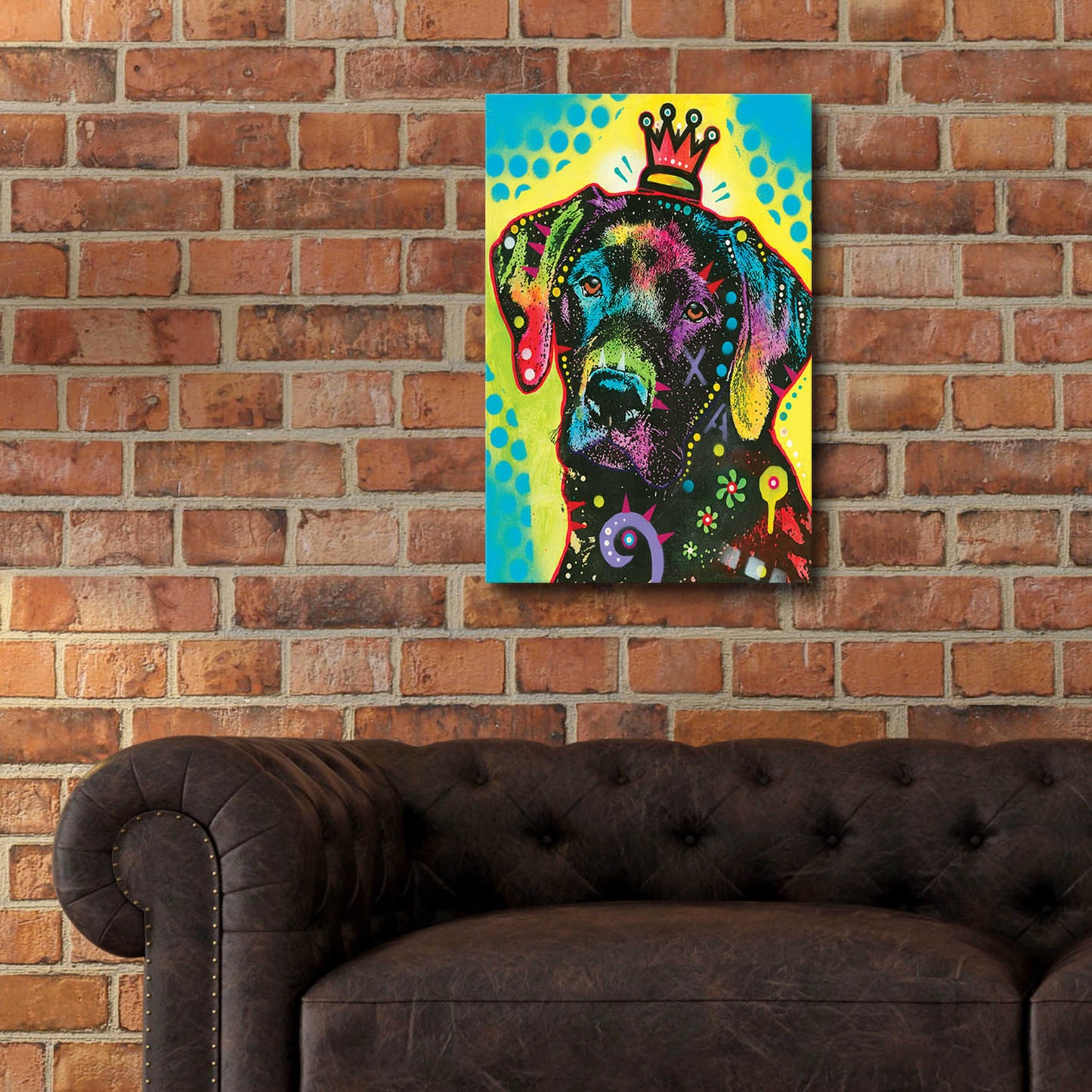 Epic Art 'good to be king' by Dean Russo, Acrylic Glass Wall Art,16x24