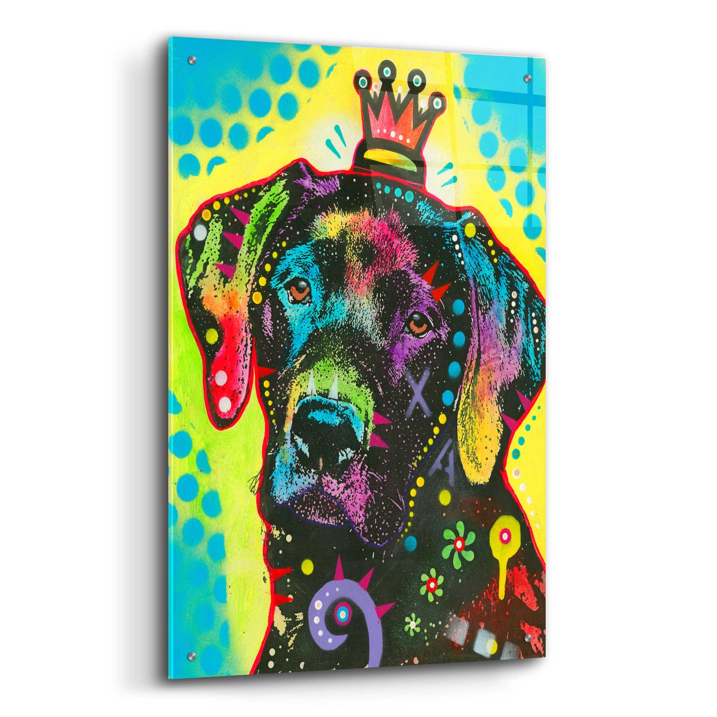 Epic Art 'good to be king' by Dean Russo, Acrylic Glass Wall Art,24x36