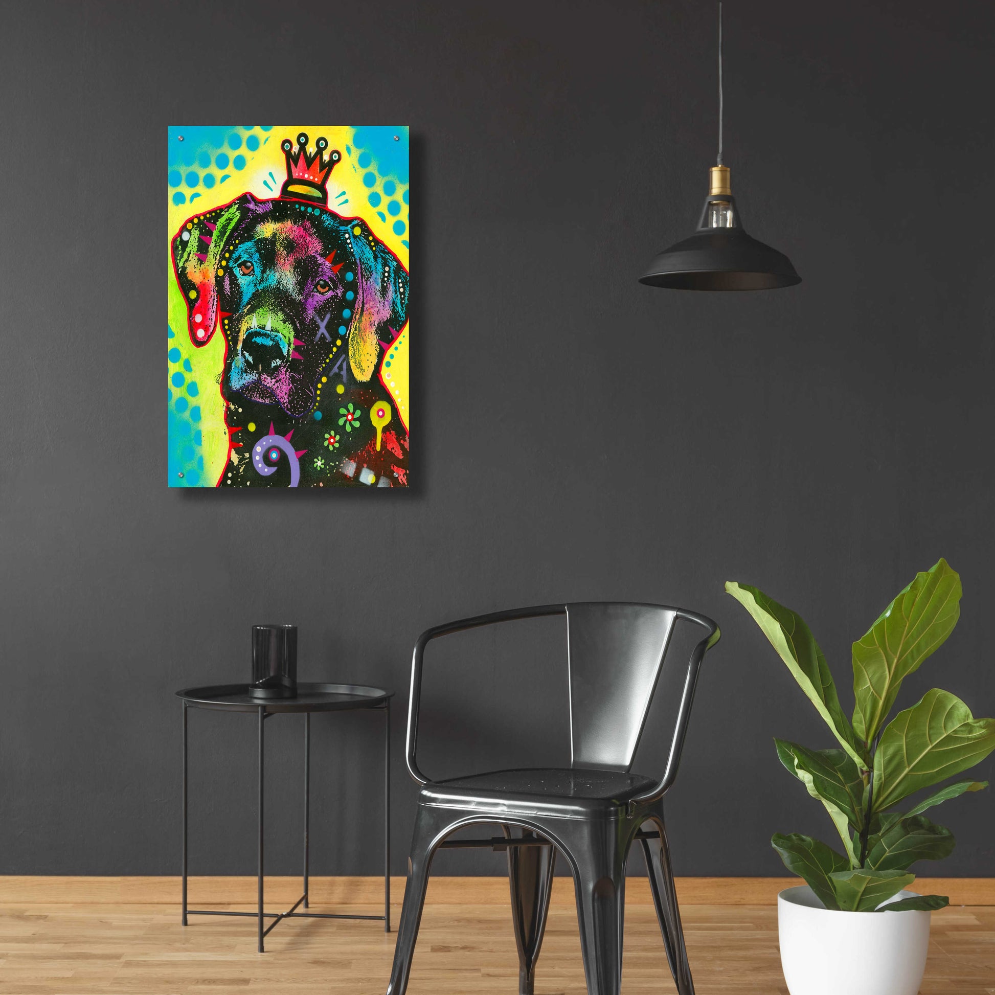 Epic Art 'good to be king' by Dean Russo, Acrylic Glass Wall Art,24x36