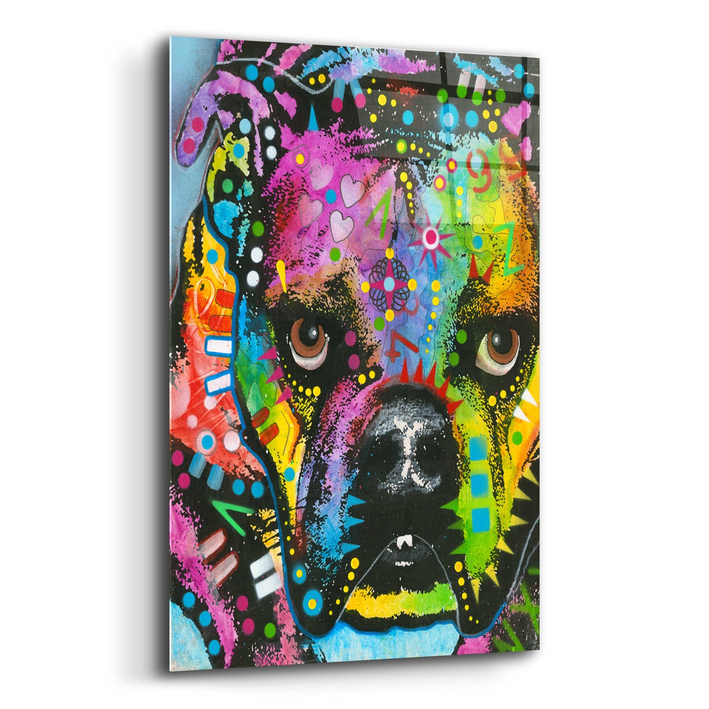 Epic Art 'bully love' by Dean Russo, Acrylic Glass Wall Art,12x16