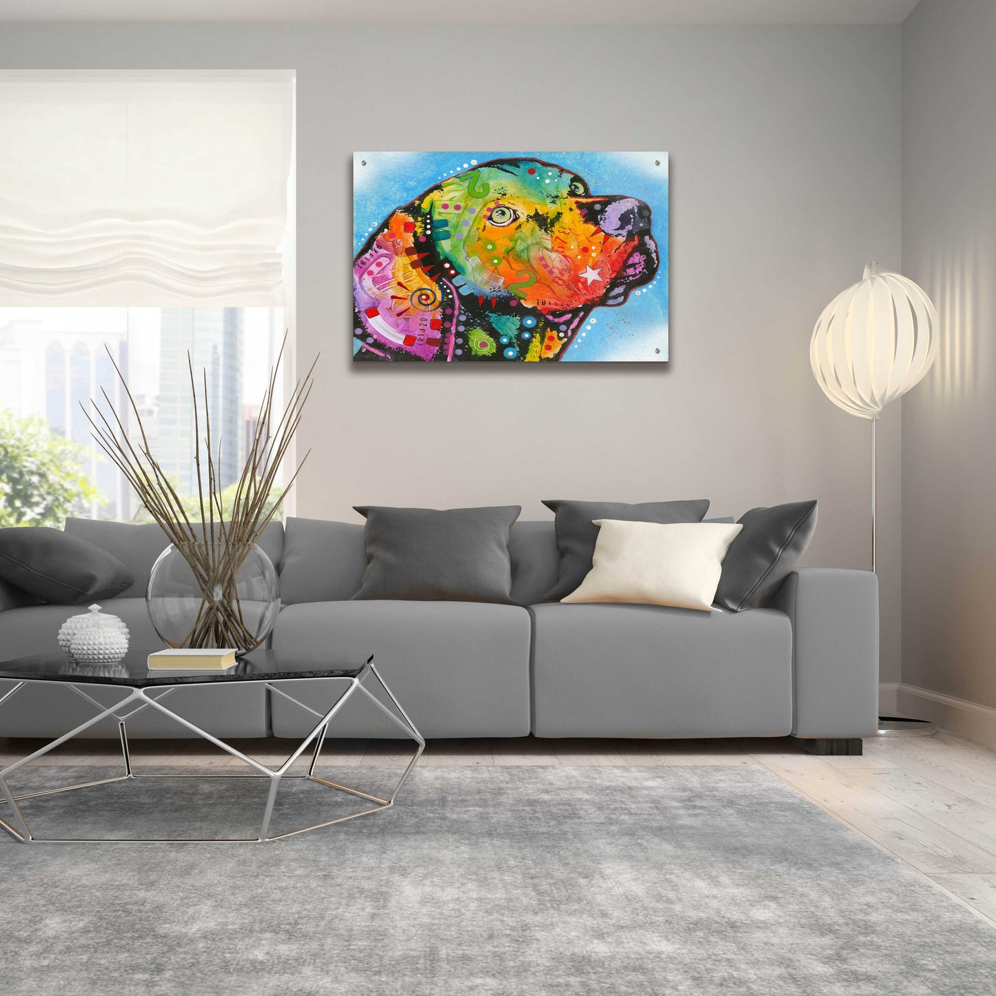 Epic Art 'Gazing love' by Dean Russo, Acrylic Glass Wall Art,36x24