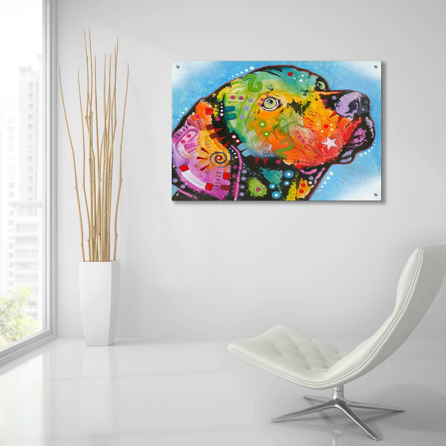 Epic Art 'Gazing love' by Dean Russo, Acrylic Glass Wall Art,36x24