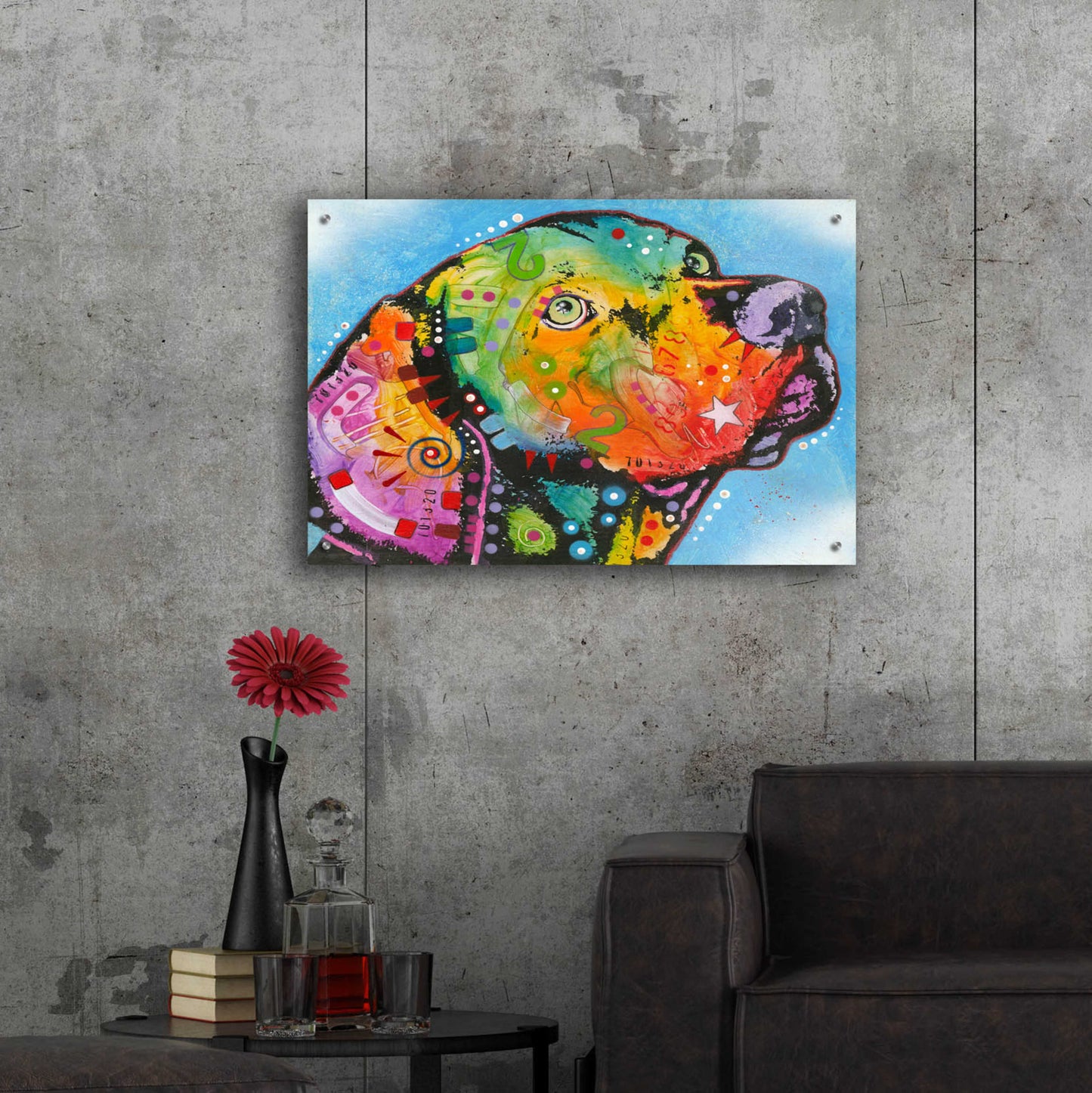 Epic Art 'Gazing love' by Dean Russo, Acrylic Glass Wall Art,36x24