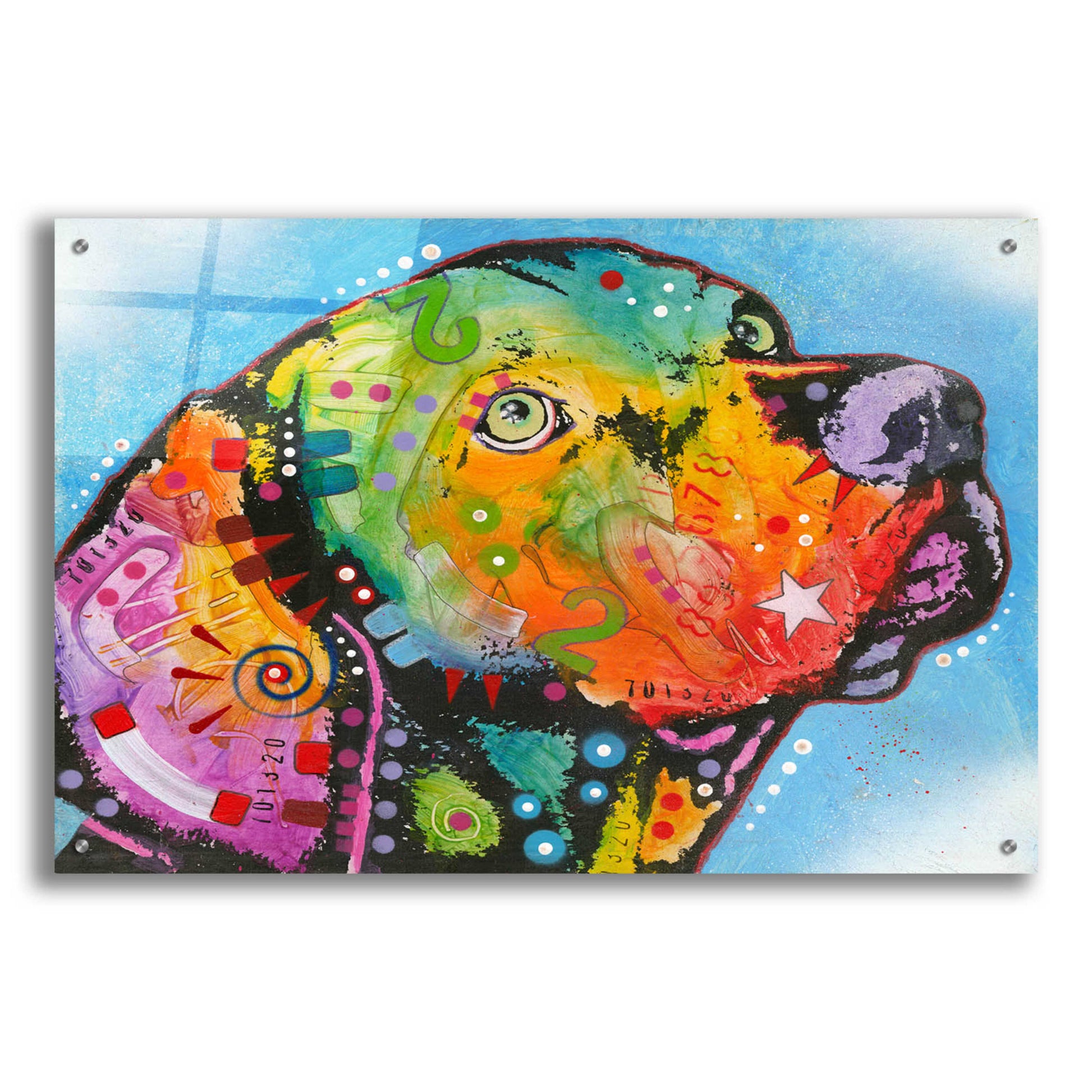 Epic Art 'Gazing love' by Dean Russo, Acrylic Glass Wall Art,36x24