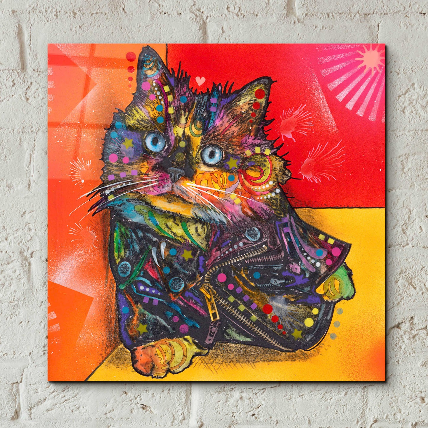 Epic Art 'Baby Albert' by Dean Russo, Acrylic Glass Wall Art,12x12