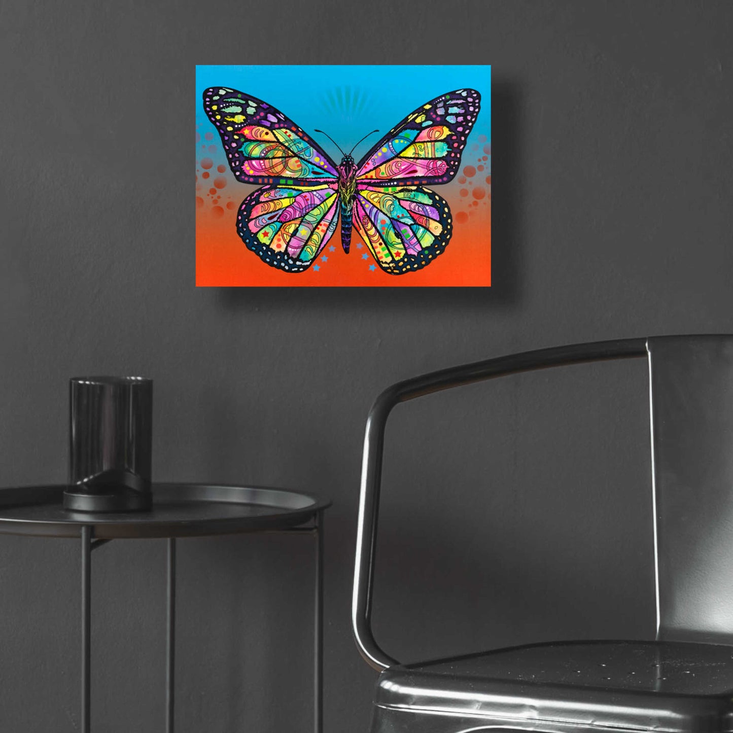 Epic Art 'Butterfly' by Dean Russo, Acrylic Glass Wall Art,16x12