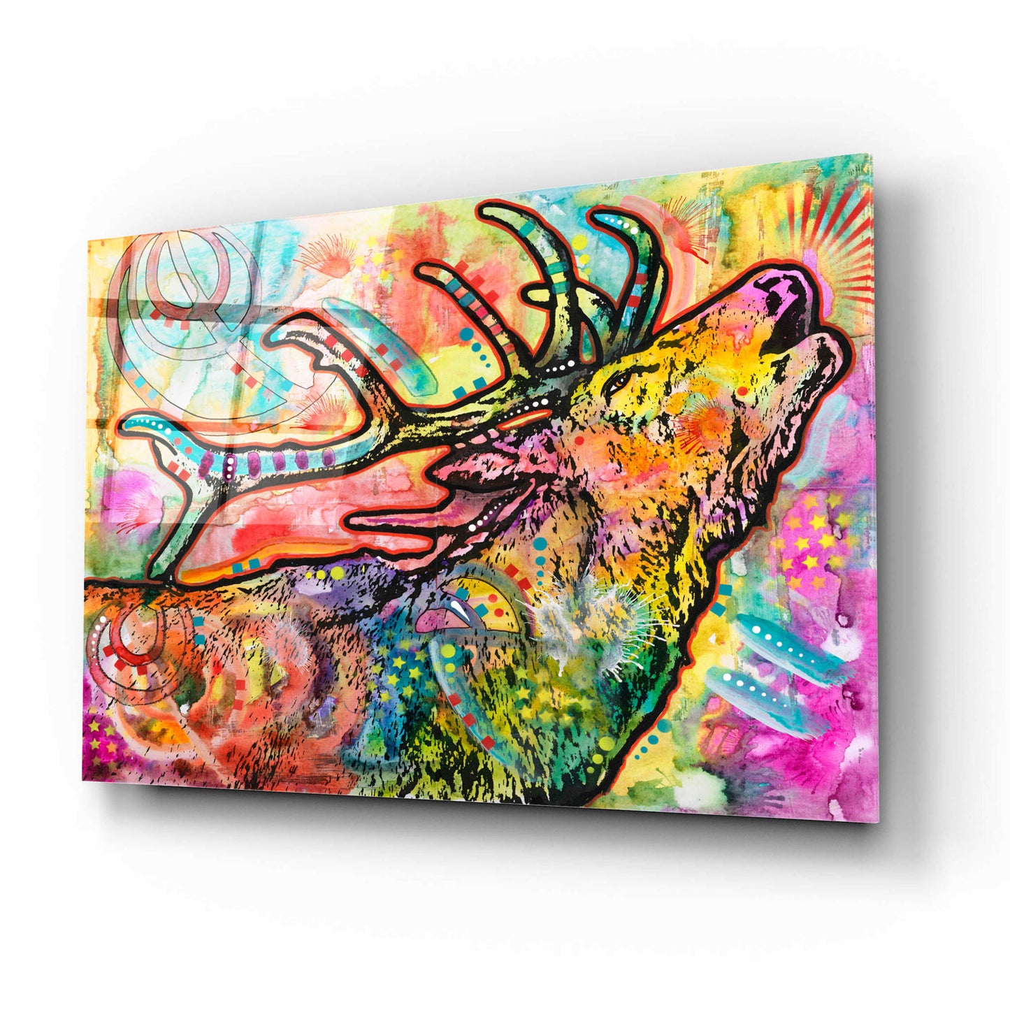 Epic Art 'Call of the wild' by Dean Russo, Acrylic Glass Wall Art,16x12