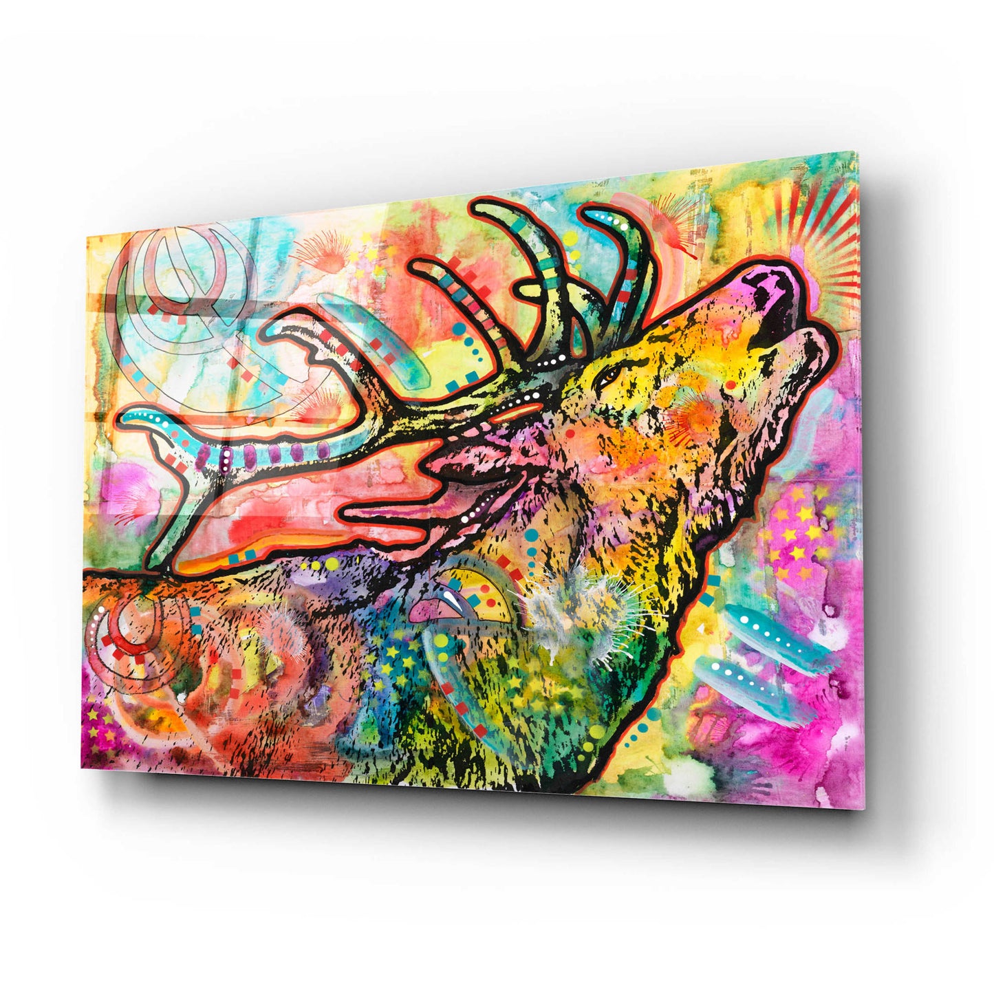 Epic Art 'Call of the wild' by Dean Russo, Acrylic Glass Wall Art,24x16