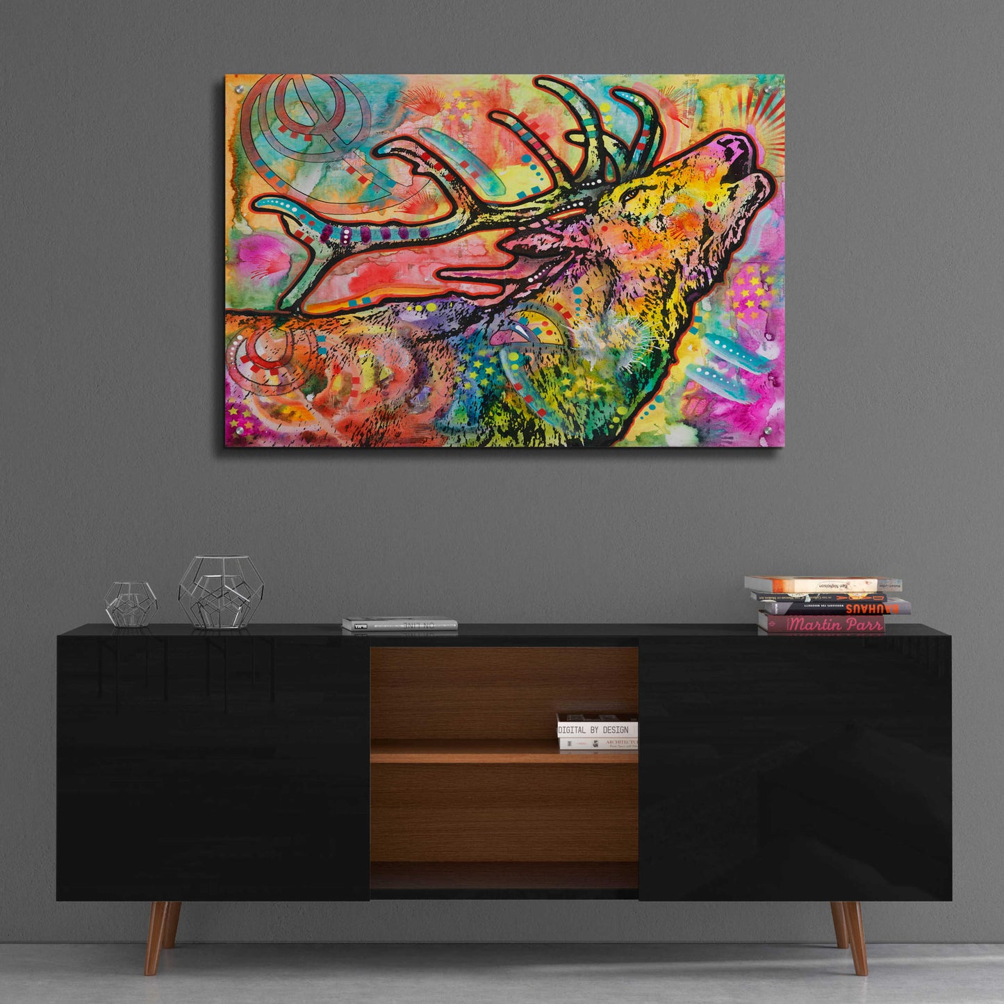 Epic Art 'Call of the wild' by Dean Russo, Acrylic Glass Wall Art,36x24