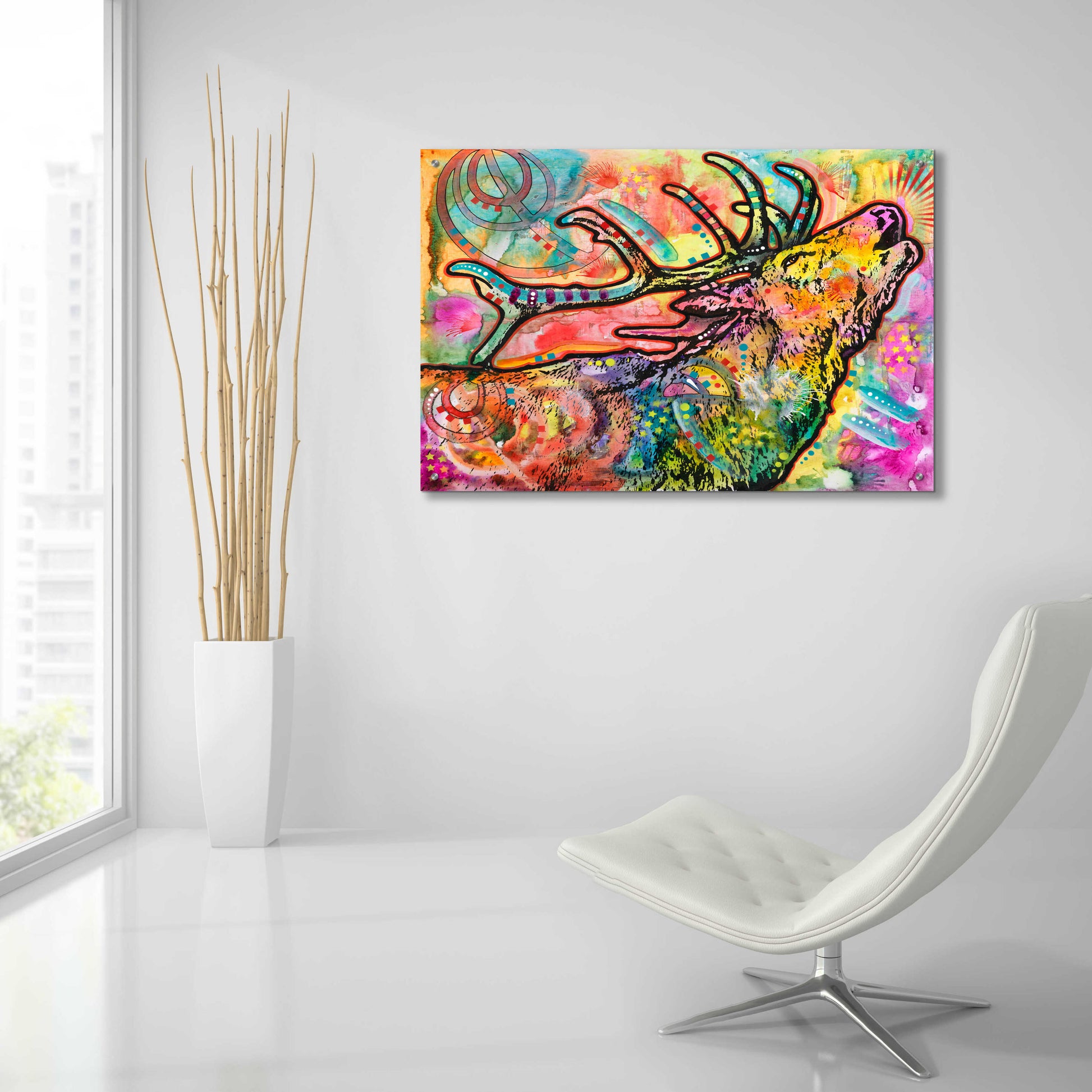 Epic Art 'Call of the wild' by Dean Russo, Acrylic Glass Wall Art,36x24