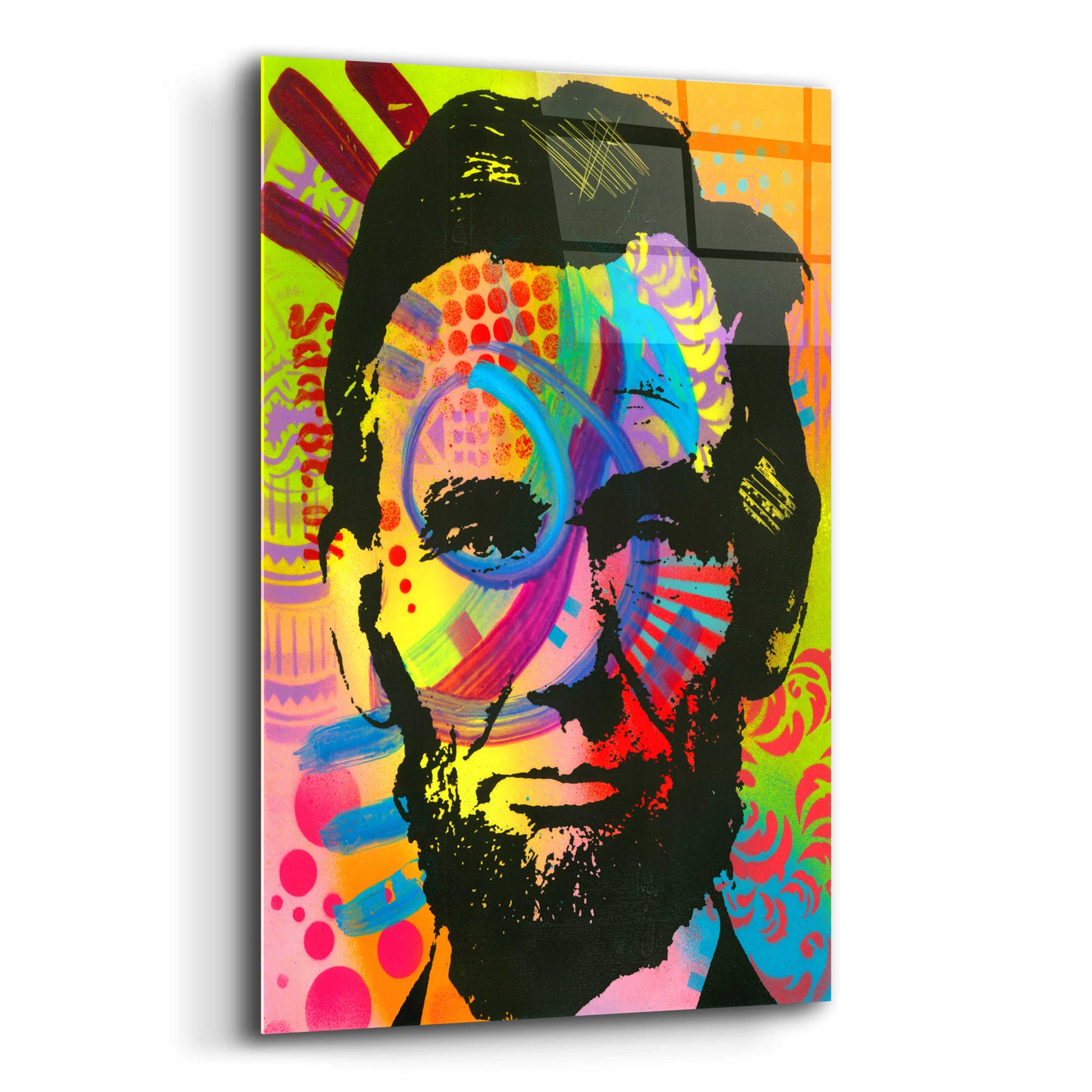 Epic Art 'Abraham Lincoln yeah bro' by Dean Russo, Acrylic Glass Wall Art,12x16