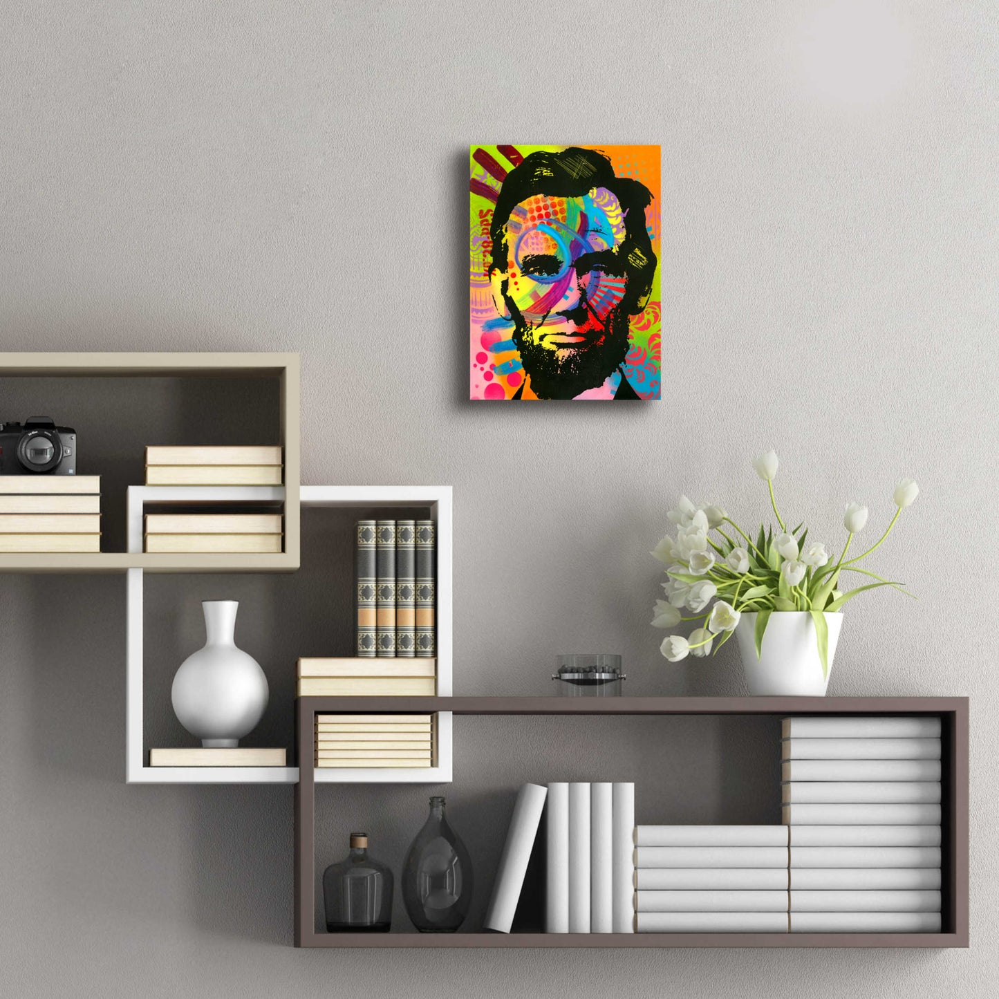 Epic Art 'Abraham Lincoln yeah bro' by Dean Russo, Acrylic Glass Wall Art,12x16