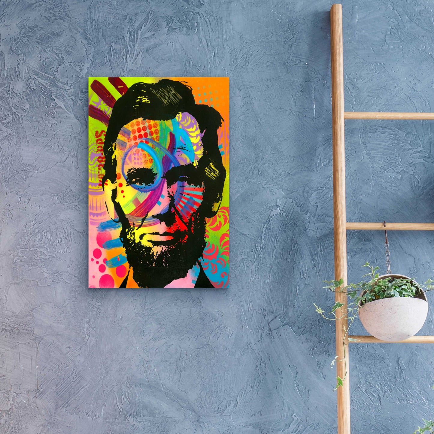 Epic Art 'Abraham Lincoln yeah bro' by Dean Russo, Acrylic Glass Wall Art,16x24