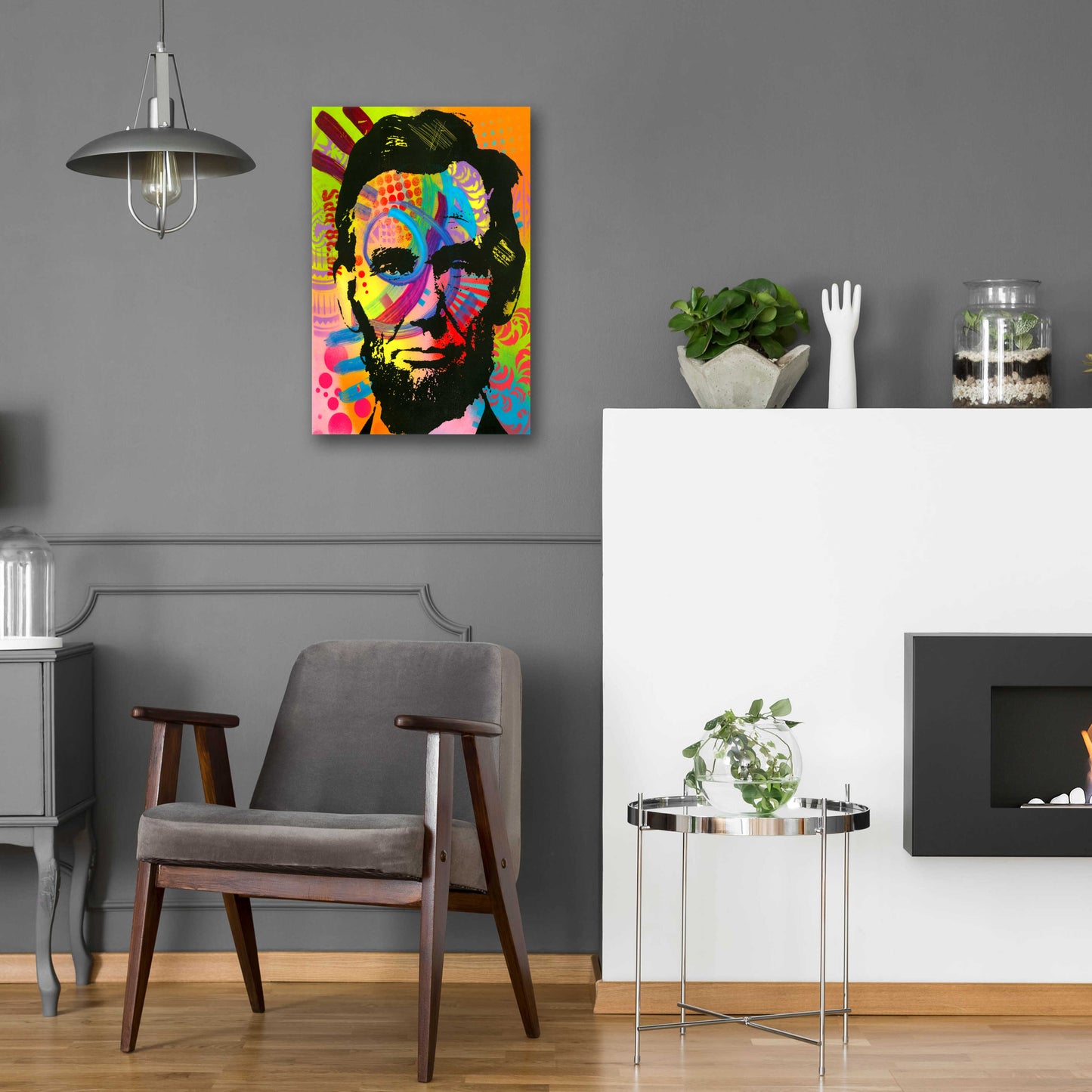 Epic Art 'Abraham Lincoln yeah bro' by Dean Russo, Acrylic Glass Wall Art,16x24