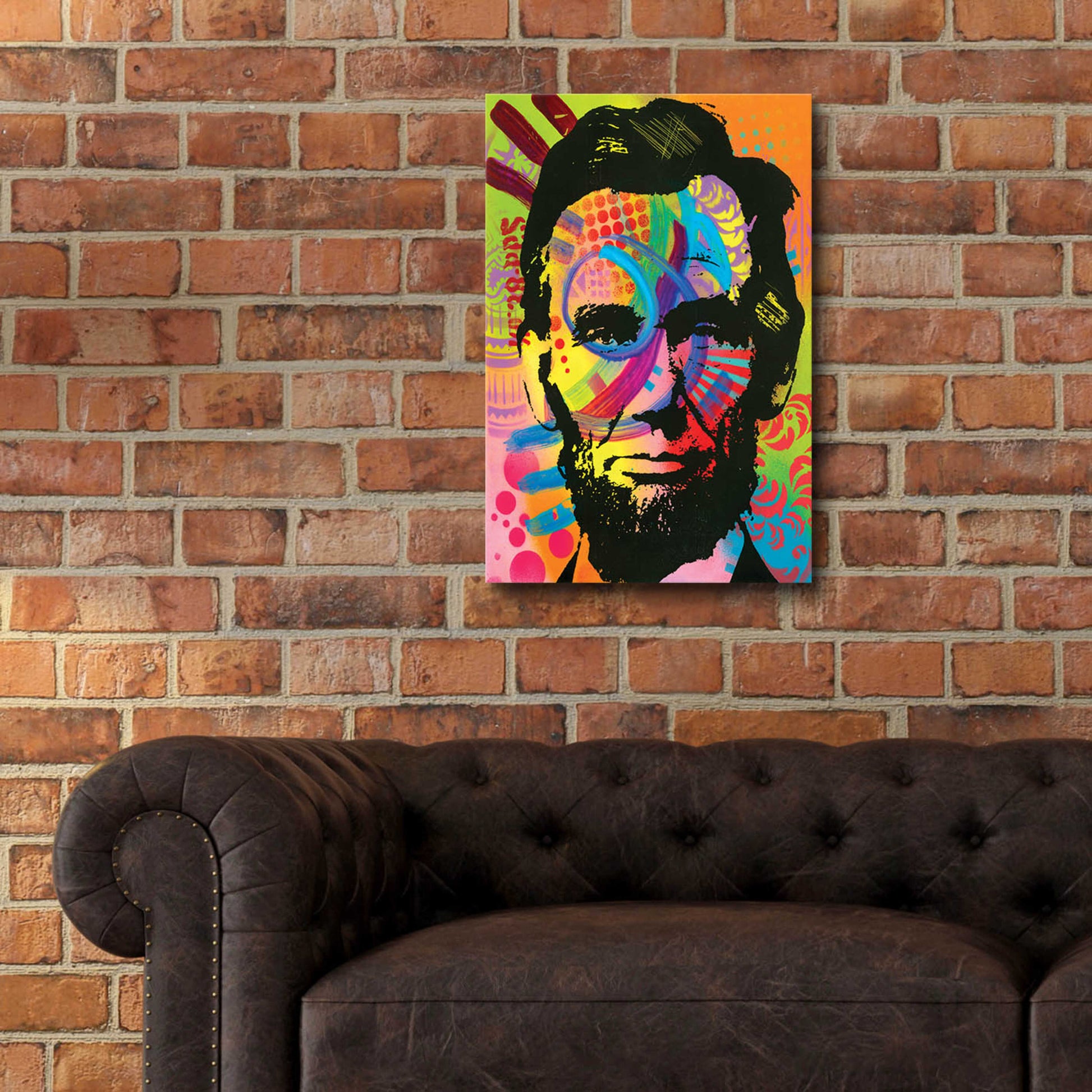 Epic Art 'Abraham Lincoln yeah bro' by Dean Russo, Acrylic Glass Wall Art,16x24