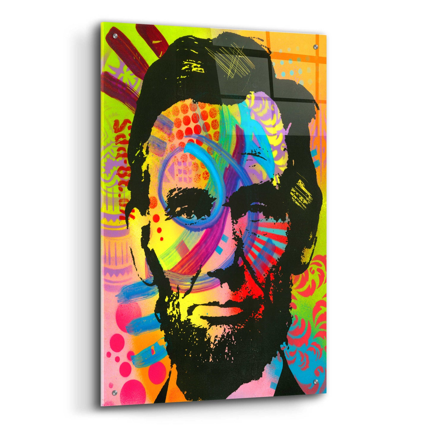 Epic Art 'Abraham Lincoln yeah bro' by Dean Russo, Acrylic Glass Wall Art,24x36