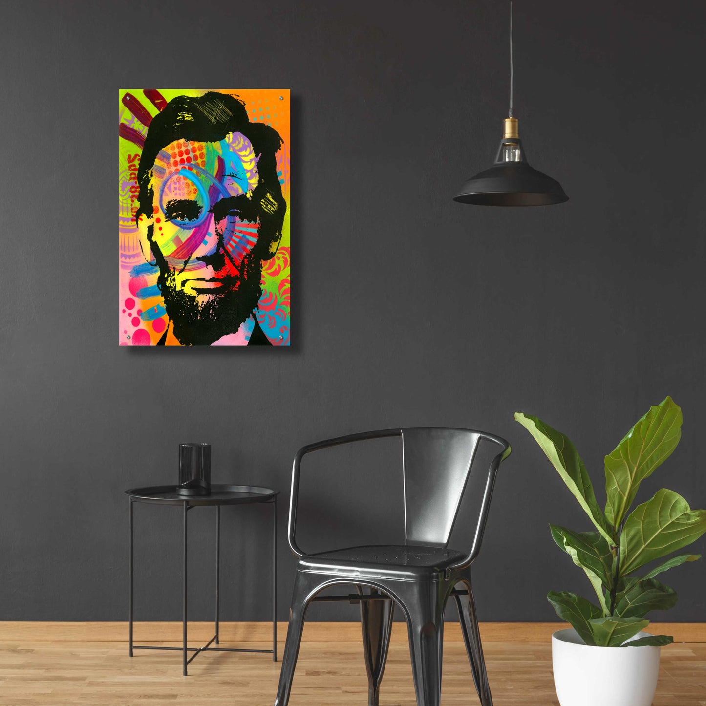 Epic Art 'Abraham Lincoln yeah bro' by Dean Russo, Acrylic Glass Wall Art,24x36