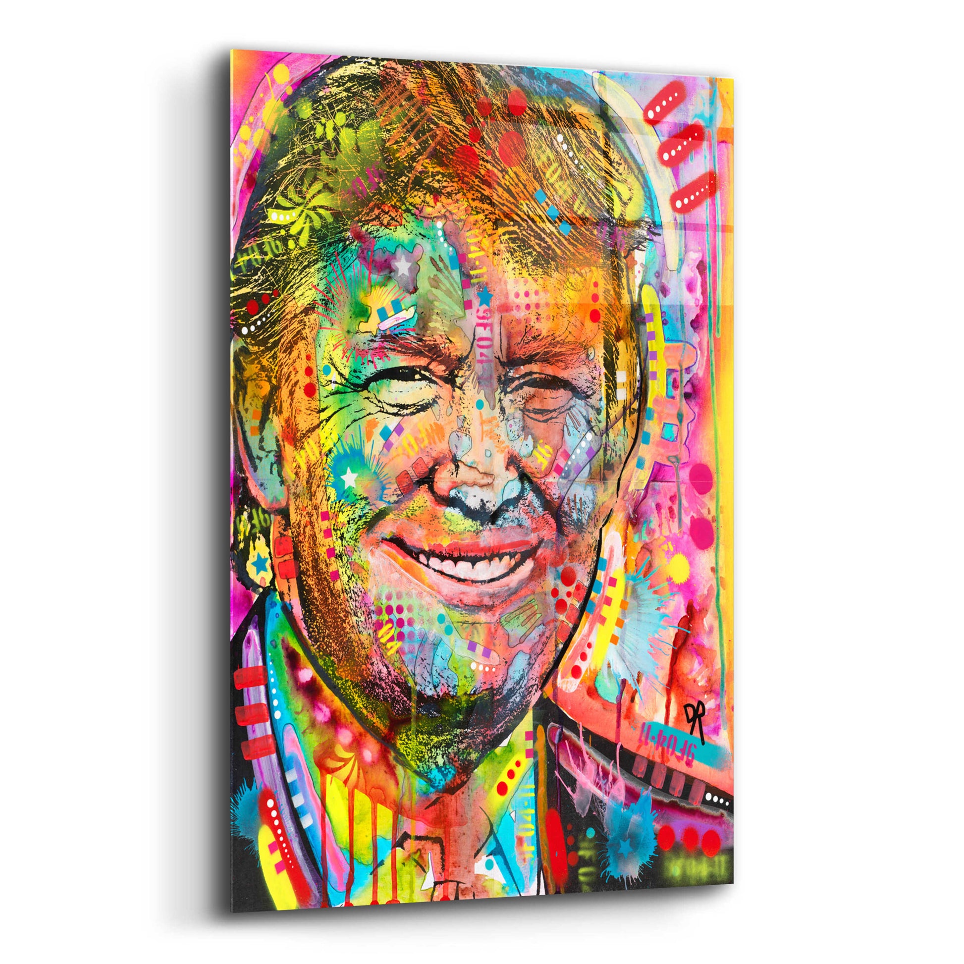 Epic Art 'Trump' by Dean Russo, Acrylic Glass Wall Art,12x16