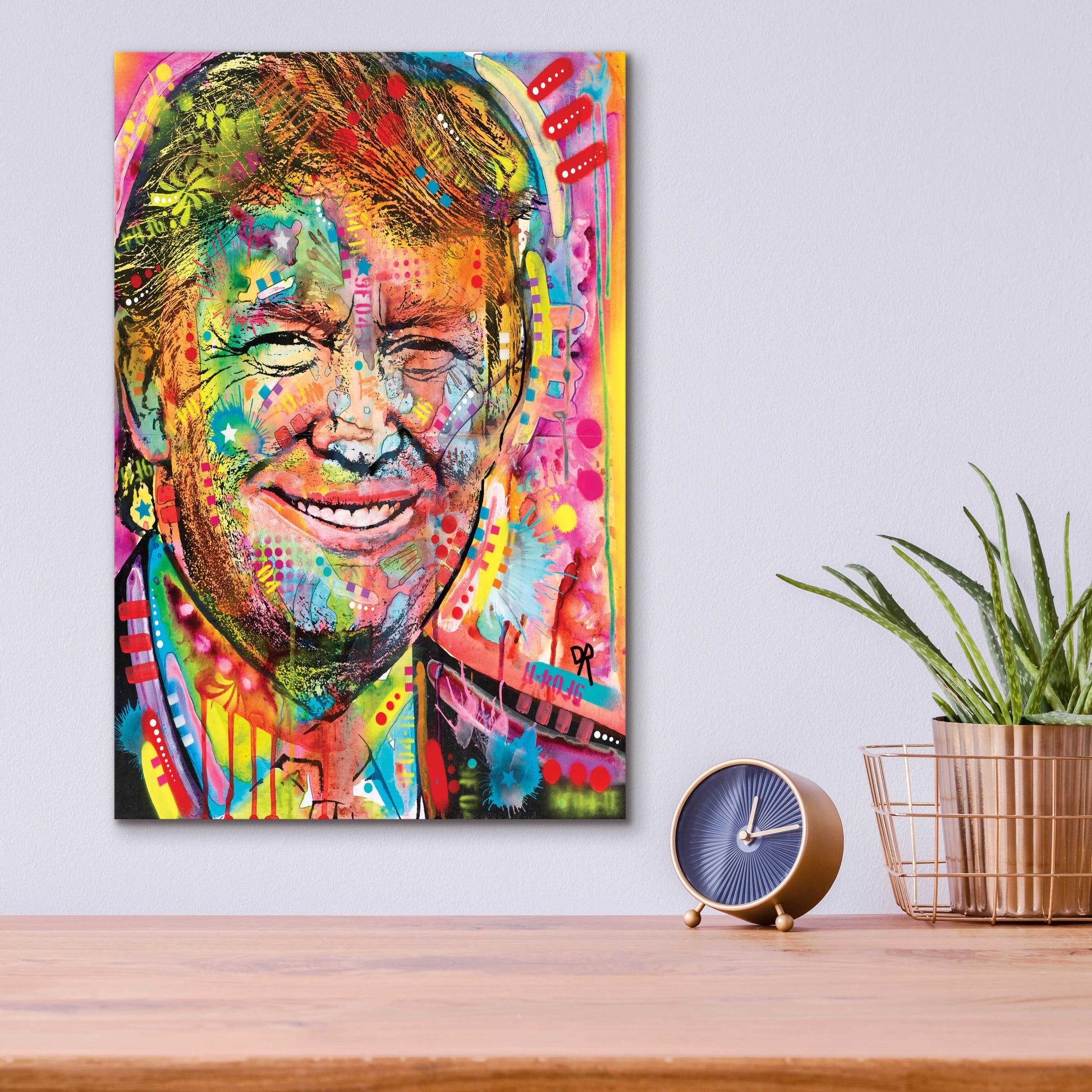 Epic Art 'Trump' by Dean Russo, Acrylic Glass Wall Art,12x16