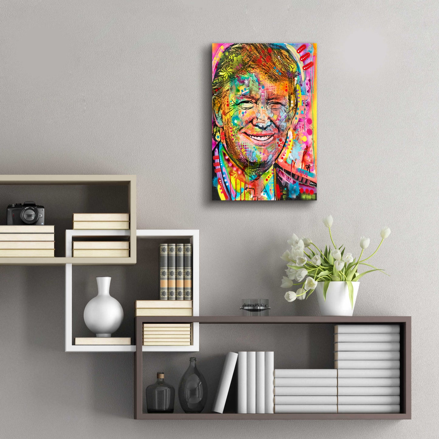 Epic Art 'Trump' by Dean Russo, Acrylic Glass Wall Art,16x24