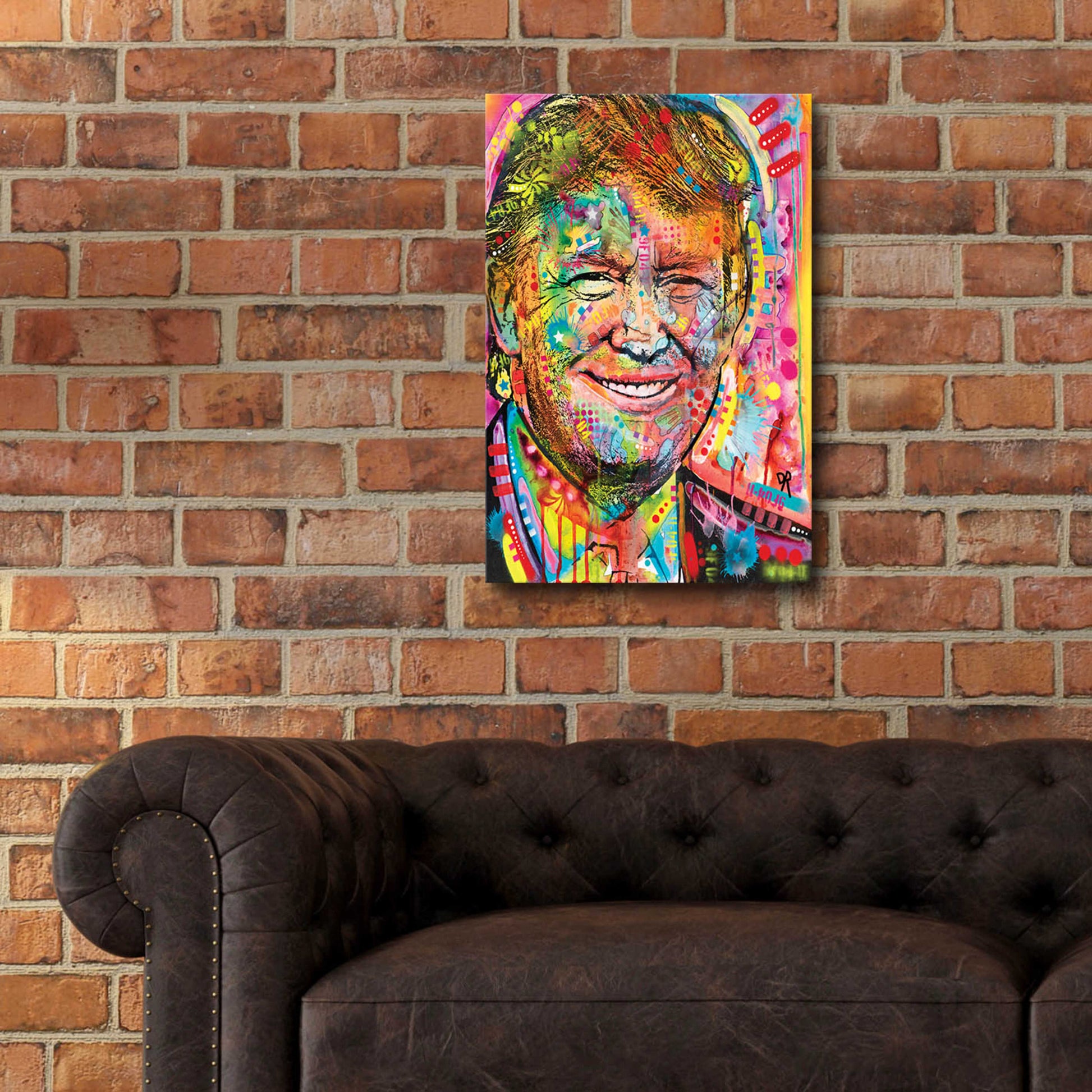 Epic Art 'Trump' by Dean Russo, Acrylic Glass Wall Art,16x24