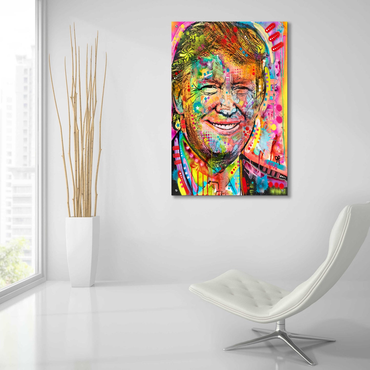 Epic Art 'Trump' by Dean Russo, Acrylic Glass Wall Art,24x36