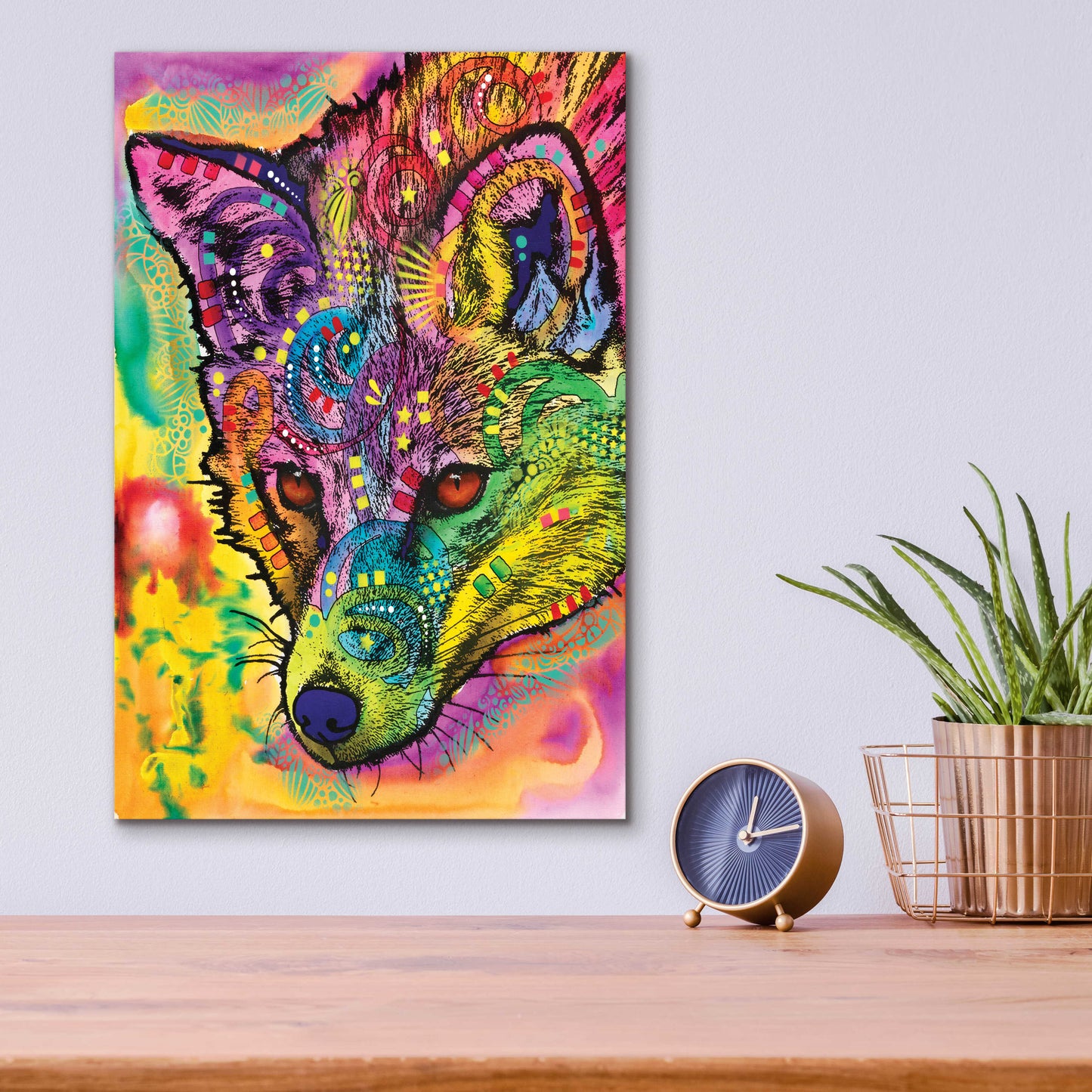 Epic Art 'Sly as a Fox' by Dean Russo, Acrylic Glass Wall Art,12x16