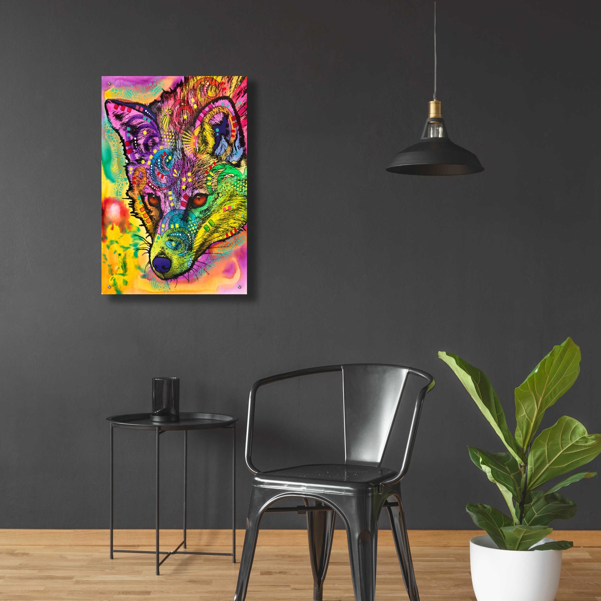 Epic Art 'Sly as a Fox' by Dean Russo, Acrylic Glass Wall Art,24x36