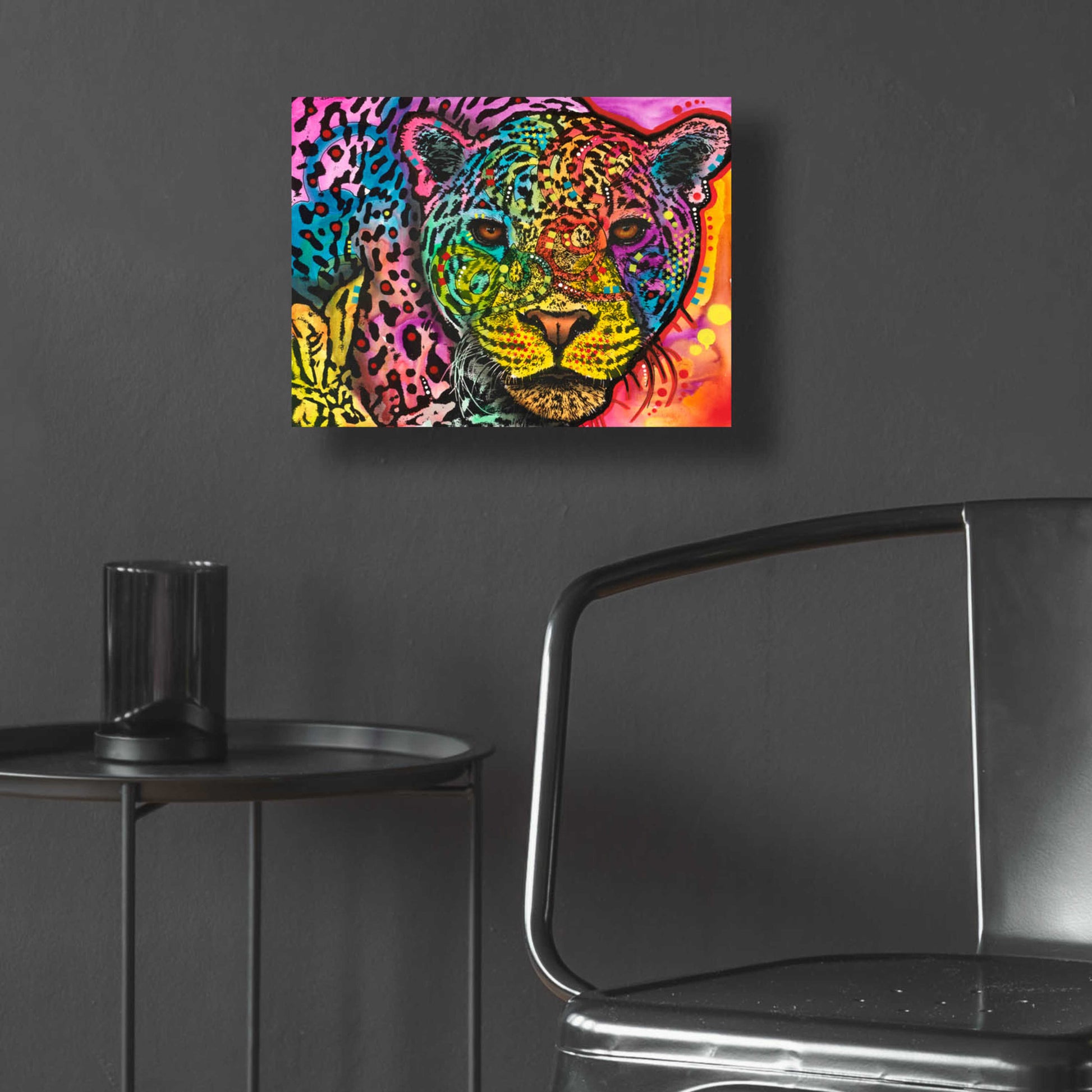 Epic Art 'Leopard Spots' by Dean Russo, Acrylic Glass Wall Art,16x12