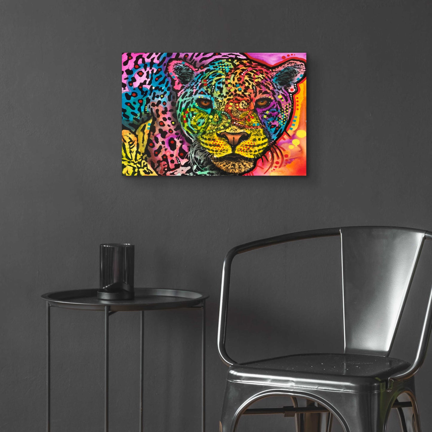 Epic Art 'Leopard Spots' by Dean Russo, Acrylic Glass Wall Art,24x16