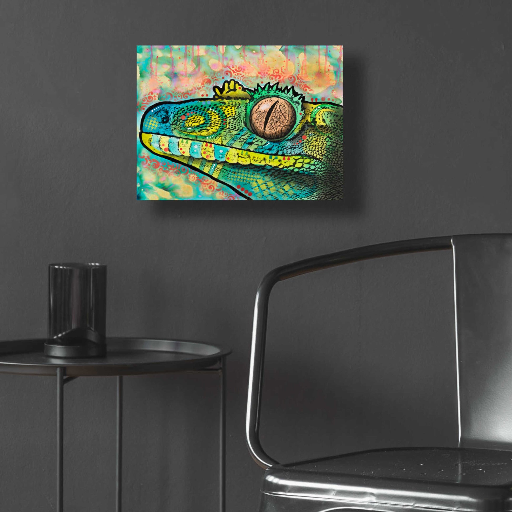 Epic Art 'Gecko' by Dean Russo, Acrylic Glass Wall Art,16x12