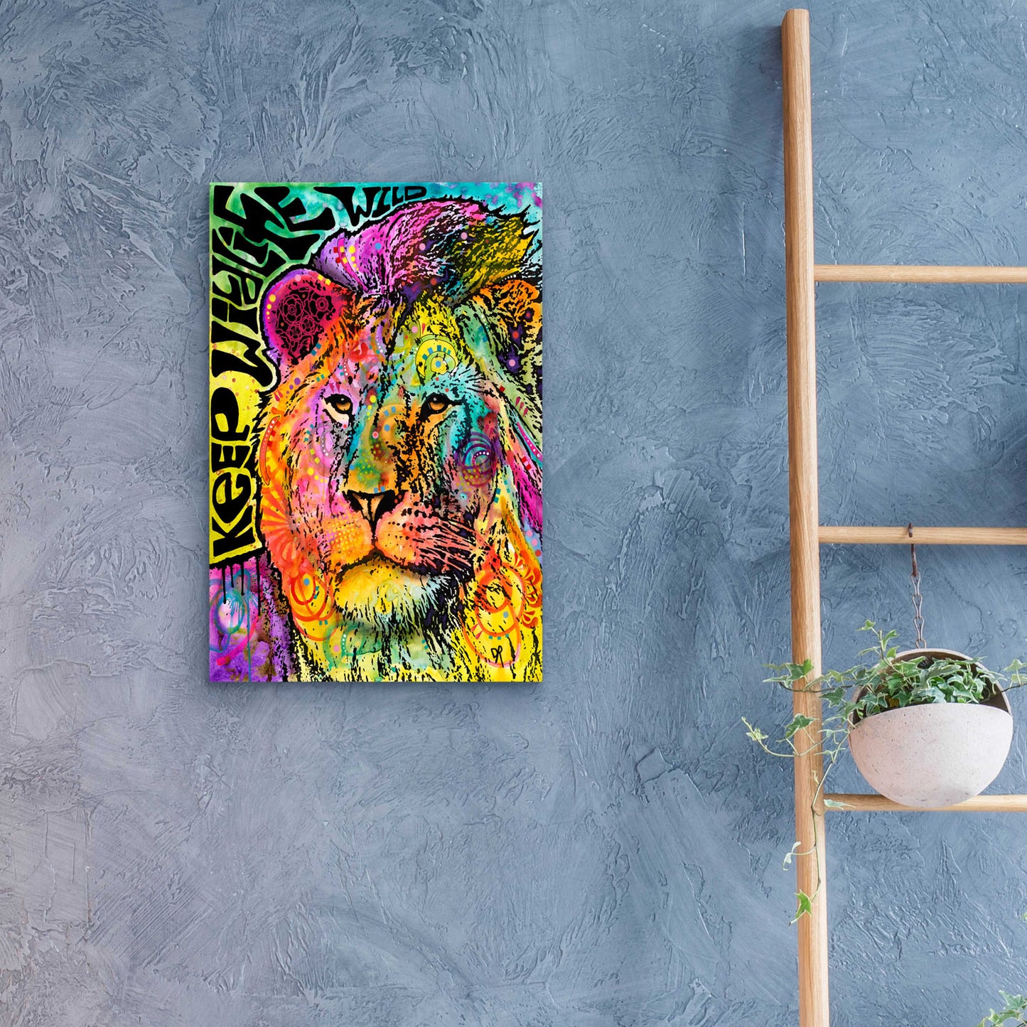 Epic Art 'Keep the Wildlife Wild' by Dean Russo, Acrylic Glass Wall Art,16x24