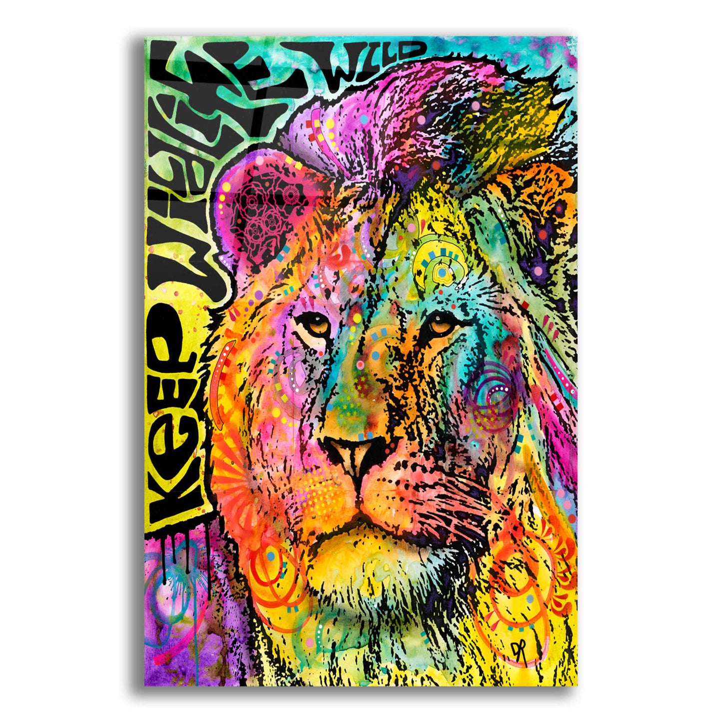 Epic Art 'Keep the Wildlife Wild' by Dean Russo, Acrylic Glass Wall Art