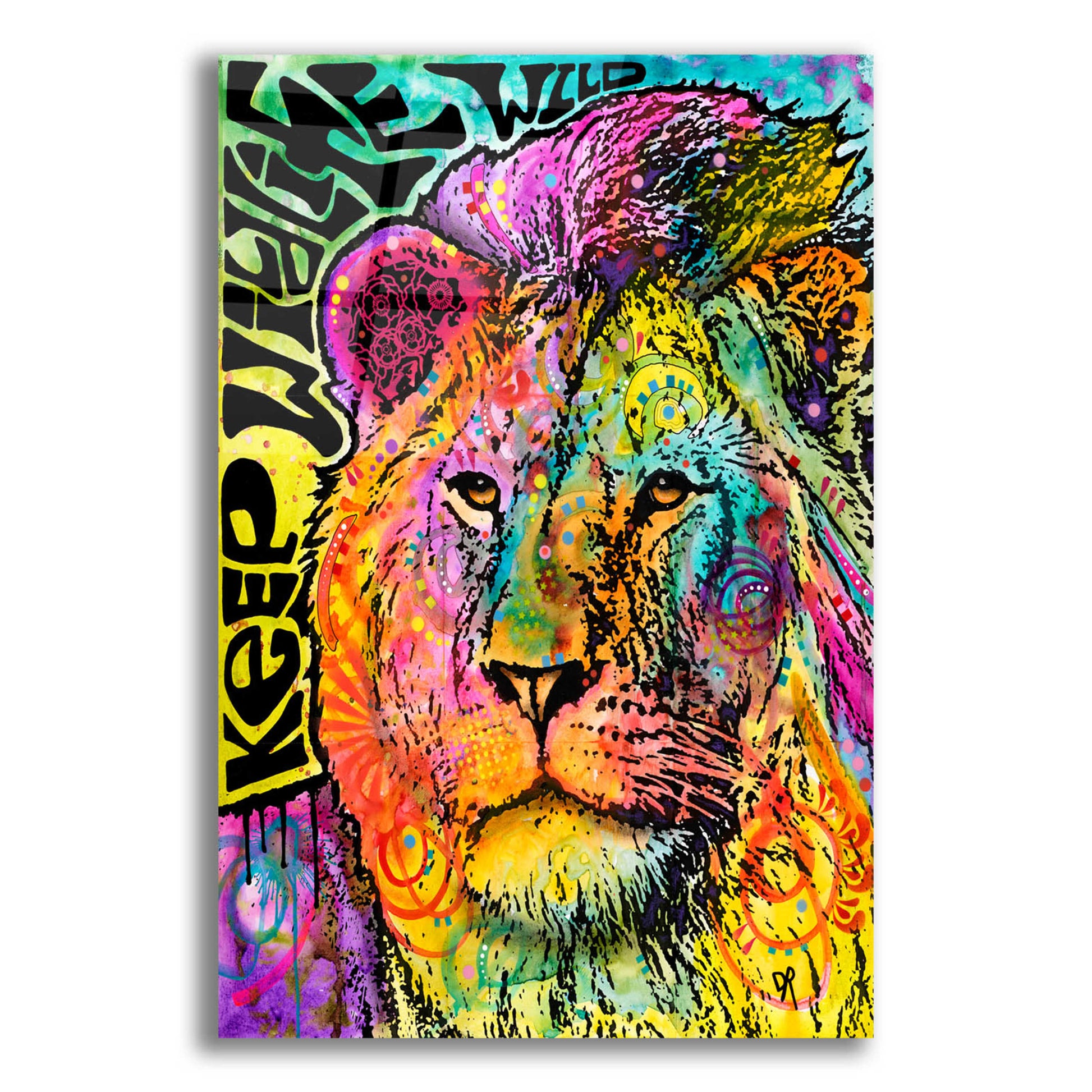 Epic Art 'Keep the Wildlife Wild' by Dean Russo, Acrylic Glass Wall Art