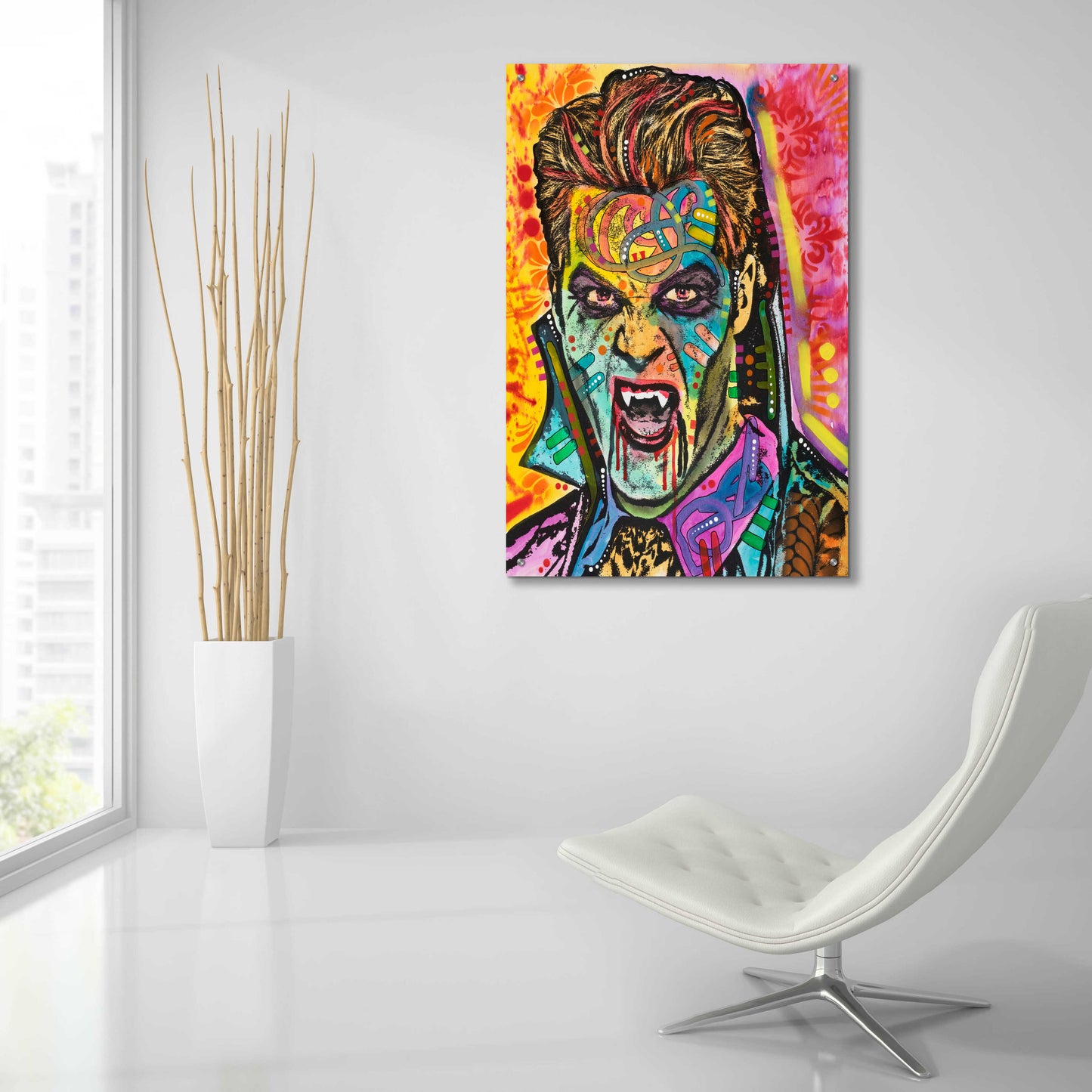 Epic Art 'Dracula' by Dean Russo, Acrylic Glass Wall Art,24x36