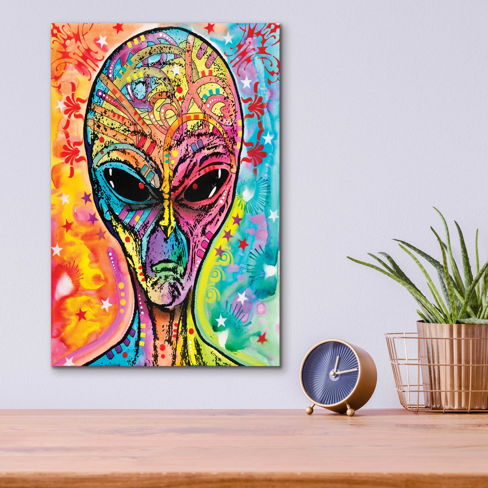 Epic Art 'Alien - Far Out' by Dean Russo, Acrylic Glass Wall Art,12x16