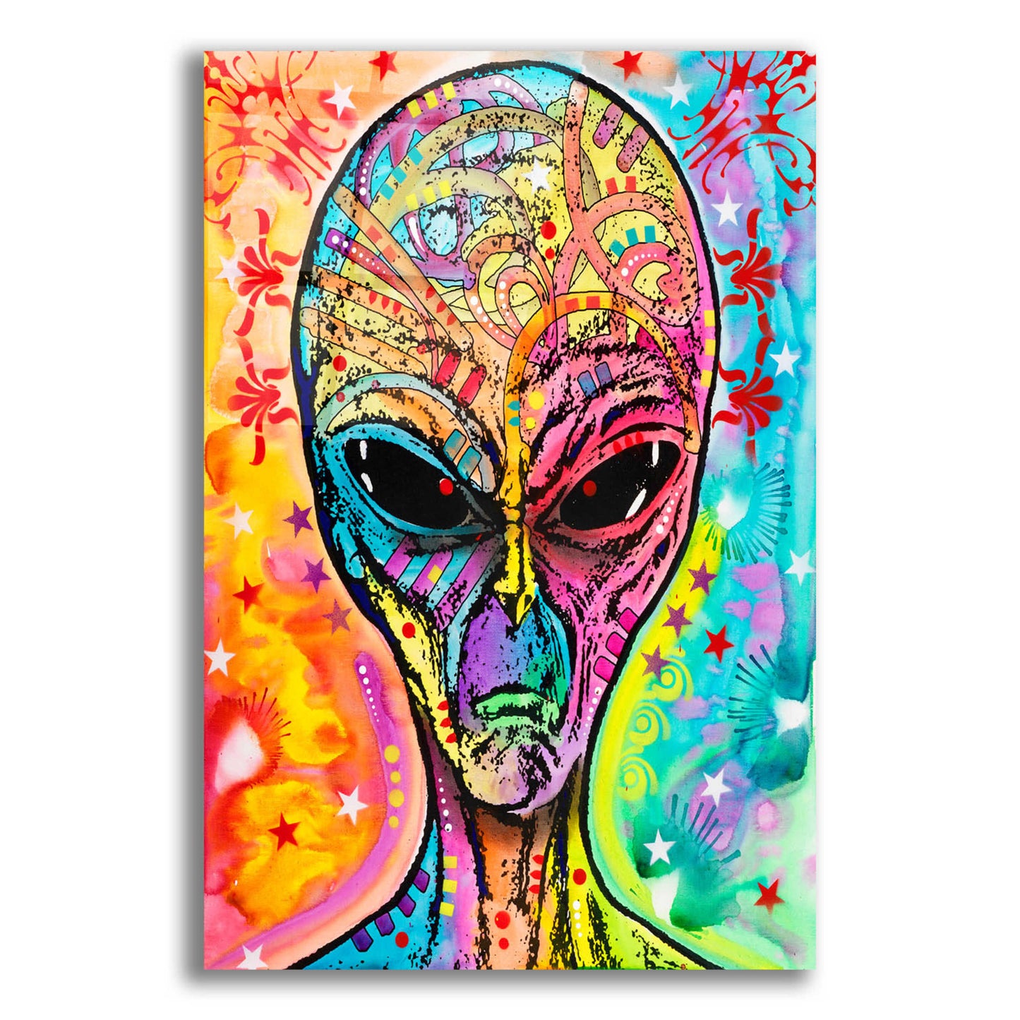 Epic Art 'Alien - Far Out' by Dean Russo, Acrylic Glass Wall Art,12x16