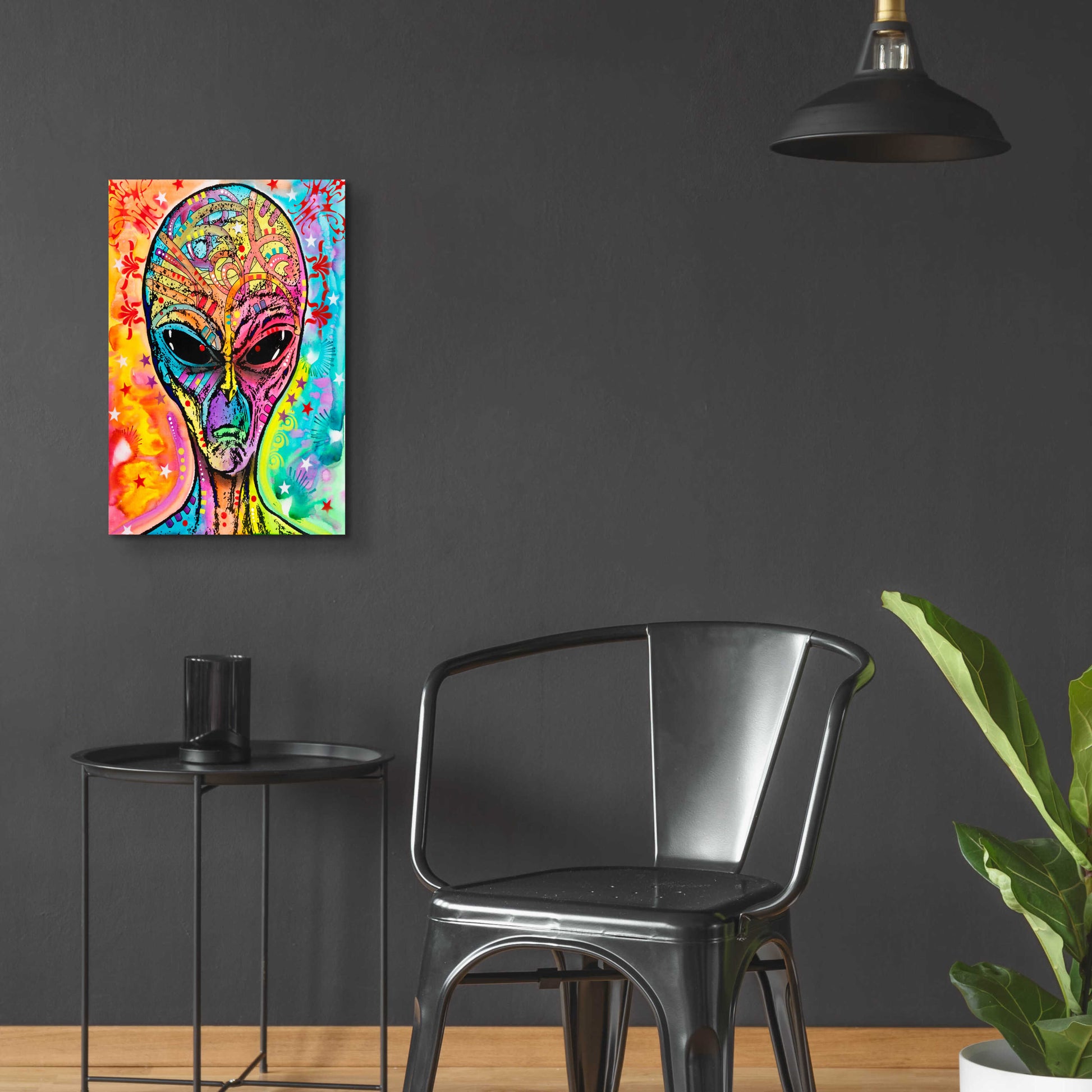 Epic Art 'Alien - Far Out' by Dean Russo, Acrylic Glass Wall Art,16x24