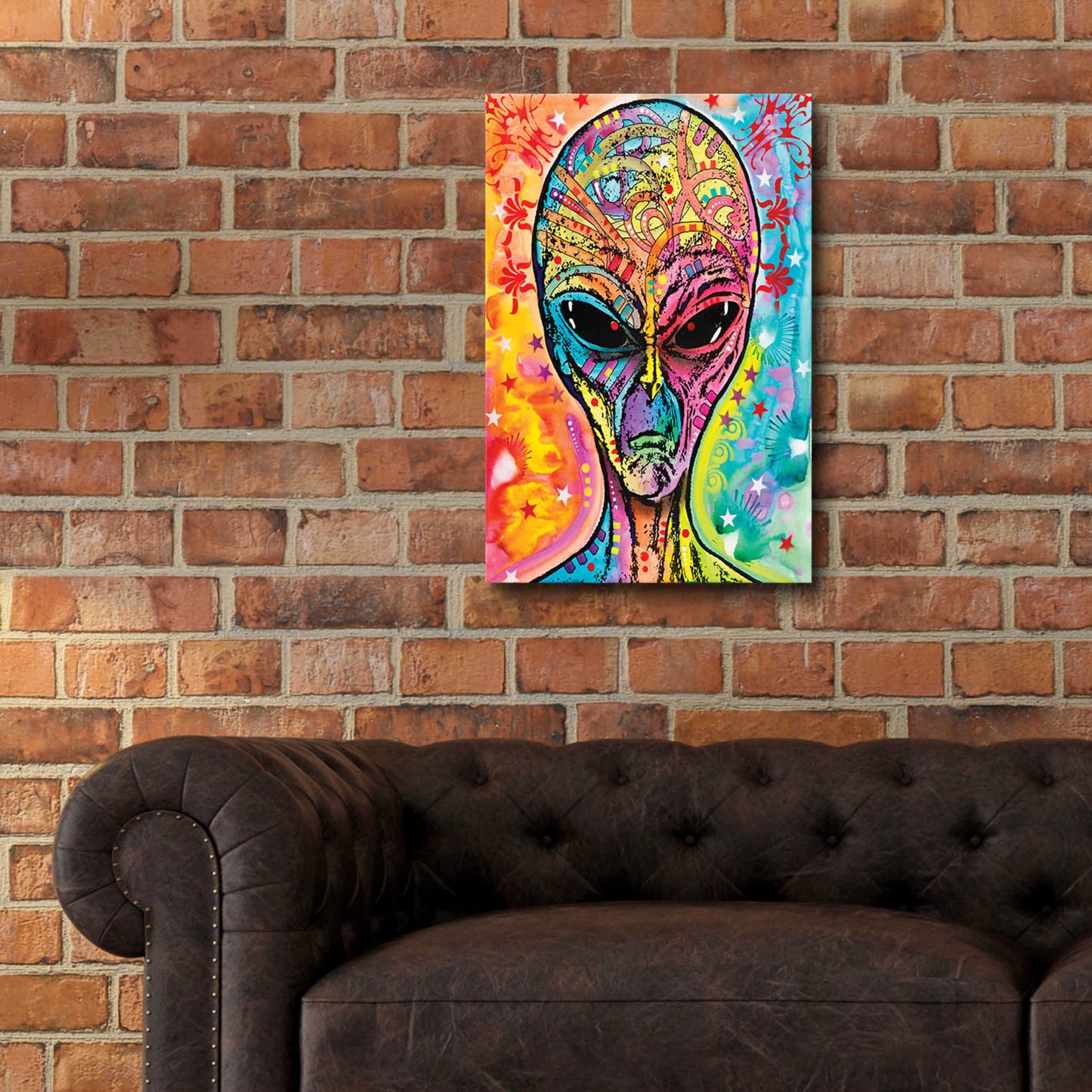 Epic Art 'Alien - Far Out' by Dean Russo, Acrylic Glass Wall Art,16x24