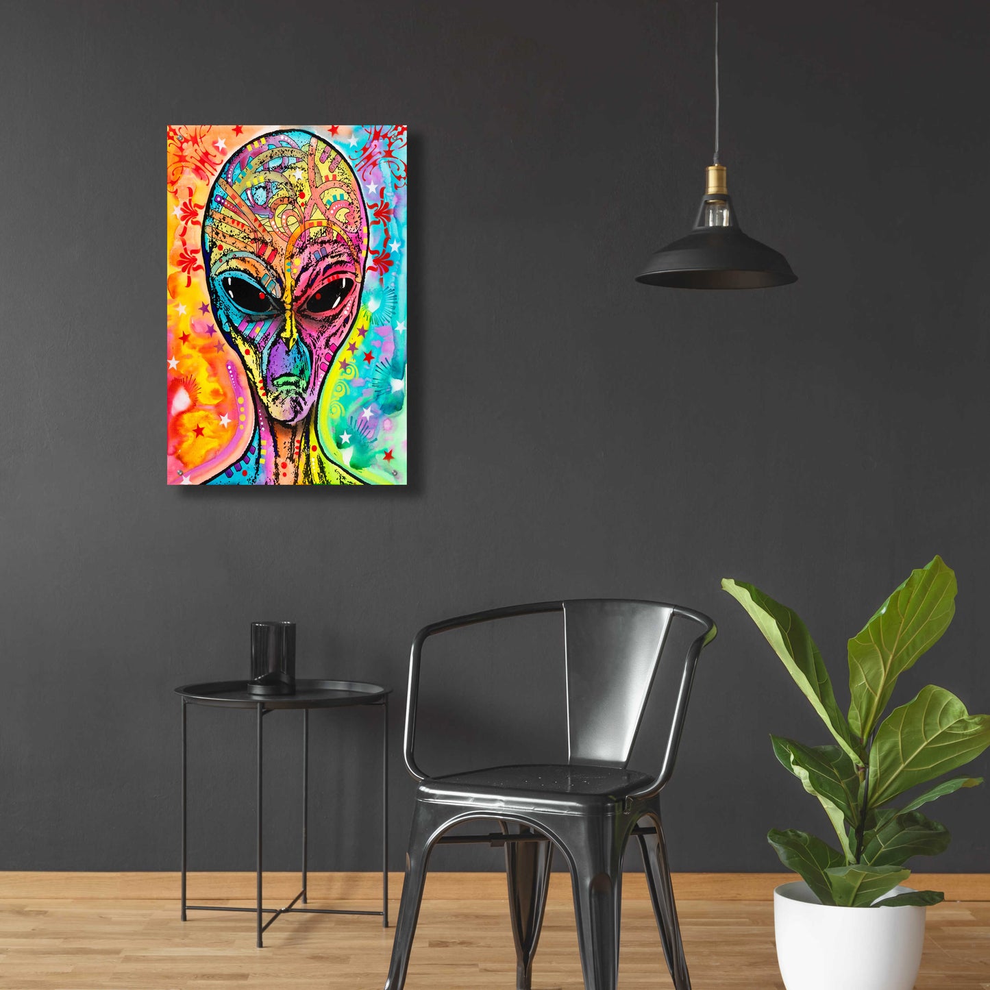 Epic Art 'Alien - Far Out' by Dean Russo, Acrylic Glass Wall Art,24x36