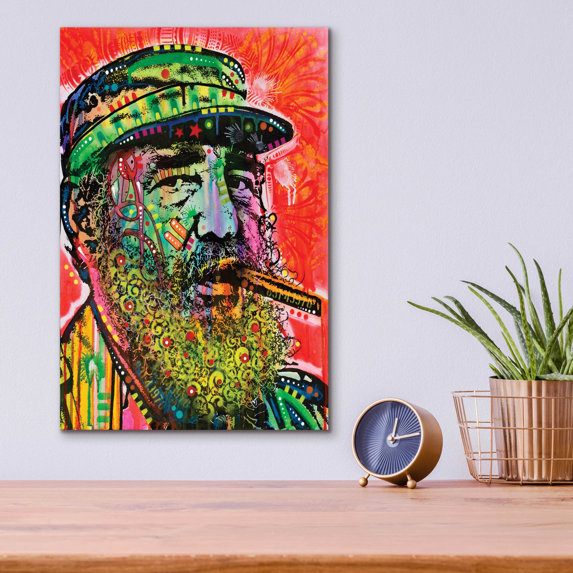 Epic Art 'Castro' by Dean Russo, Acrylic Glass Wall Art,12x16