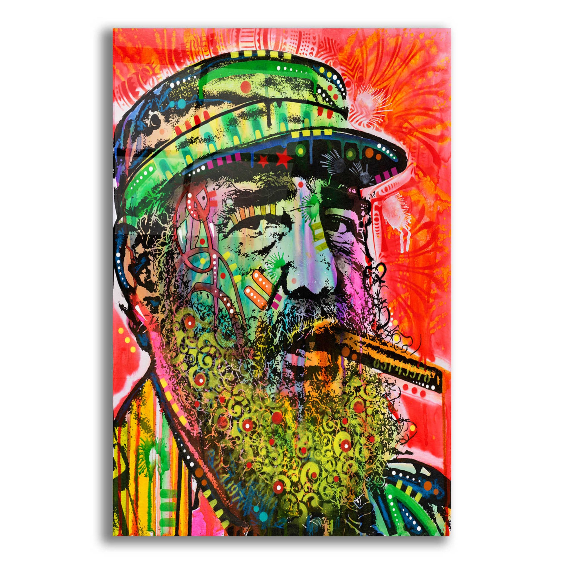 Epic Art 'Castro' by Dean Russo, Acrylic Glass Wall Art,12x16