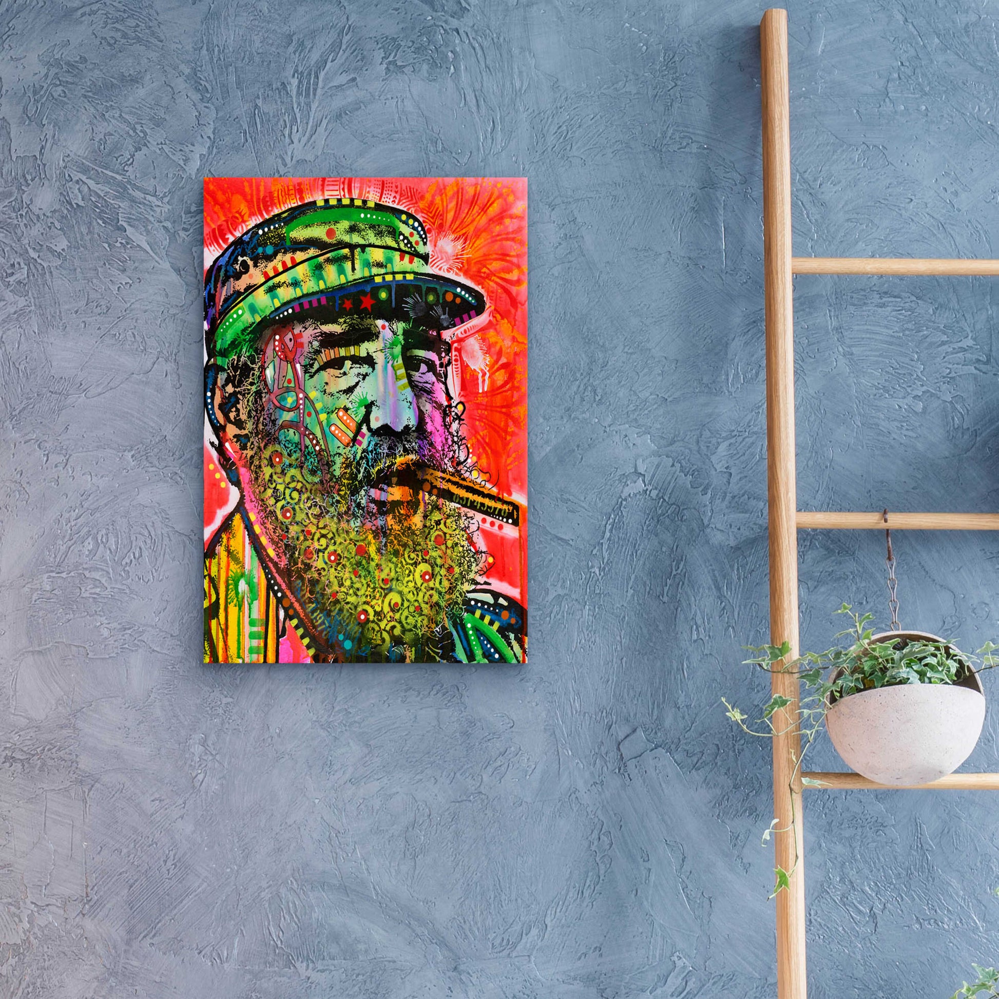 Epic Art 'Castro' by Dean Russo, Acrylic Glass Wall Art,16x24