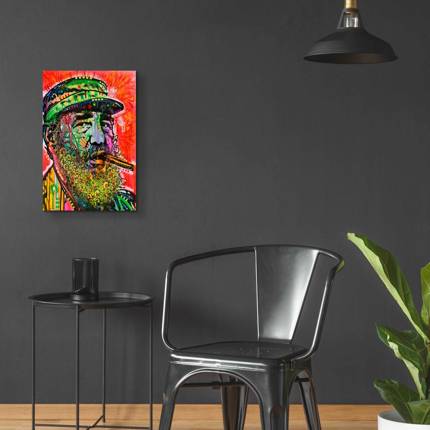 Epic Art 'Castro' by Dean Russo, Acrylic Glass Wall Art,16x24