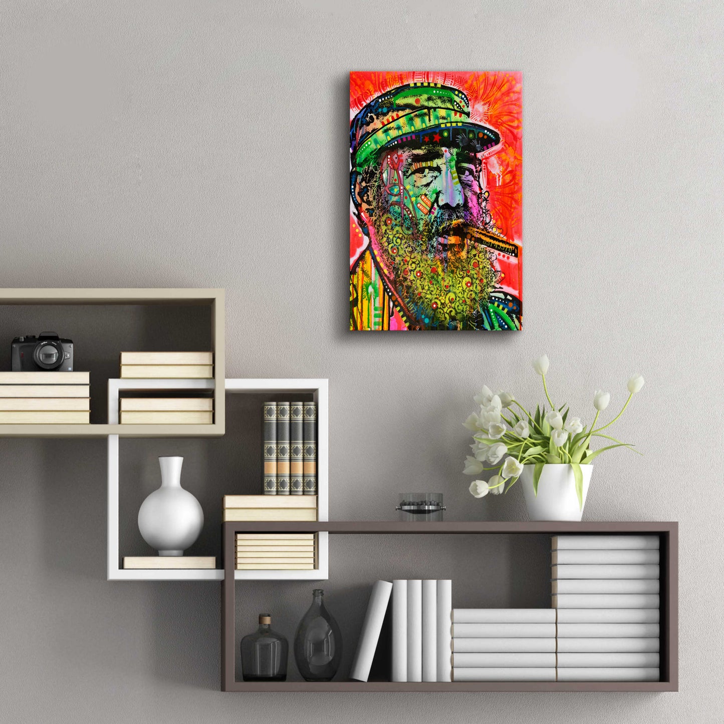 Epic Art 'Castro' by Dean Russo, Acrylic Glass Wall Art,16x24